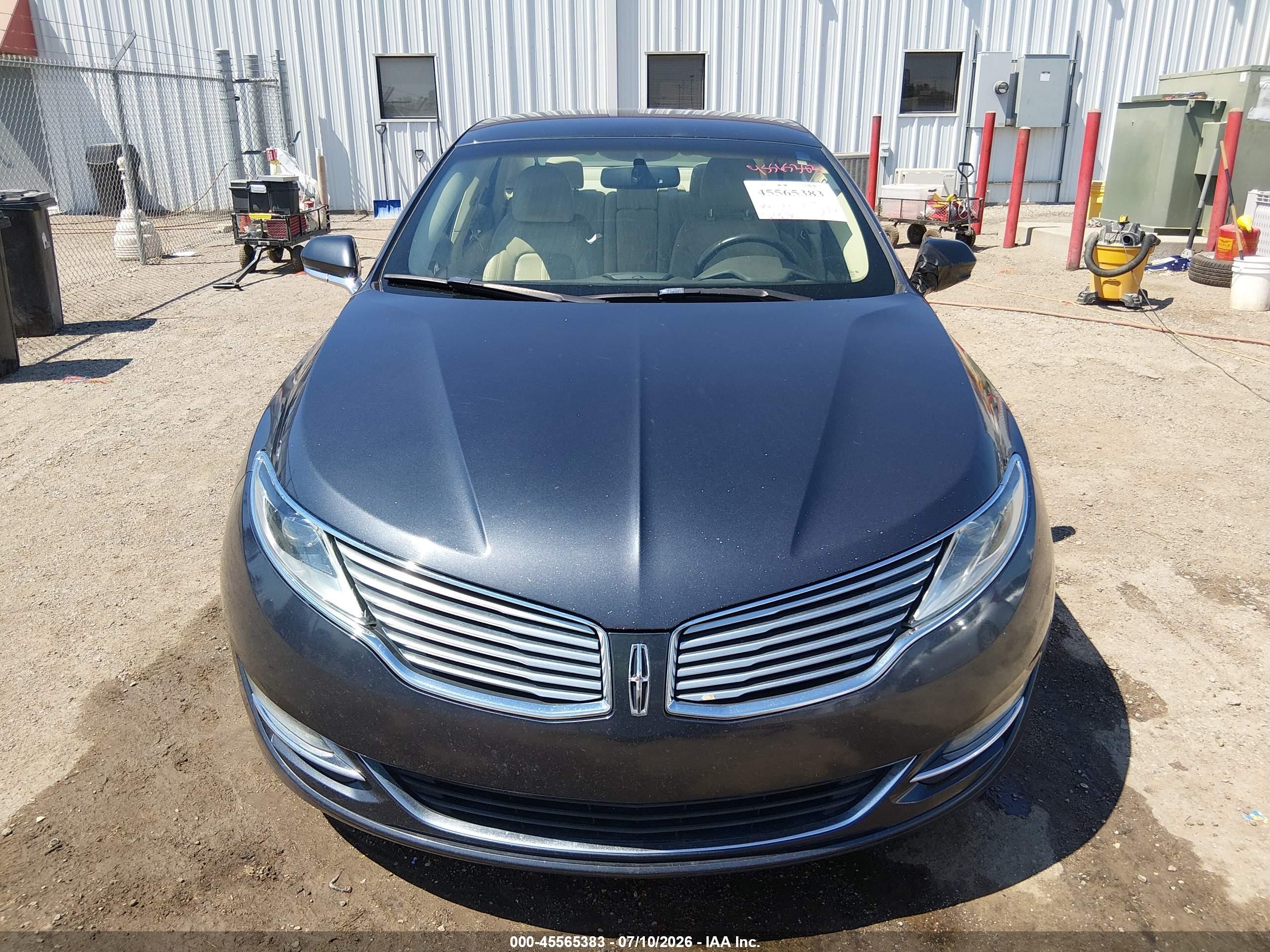2014 Lincoln Mkz Blue vin: 3LN6L2G99ER808173