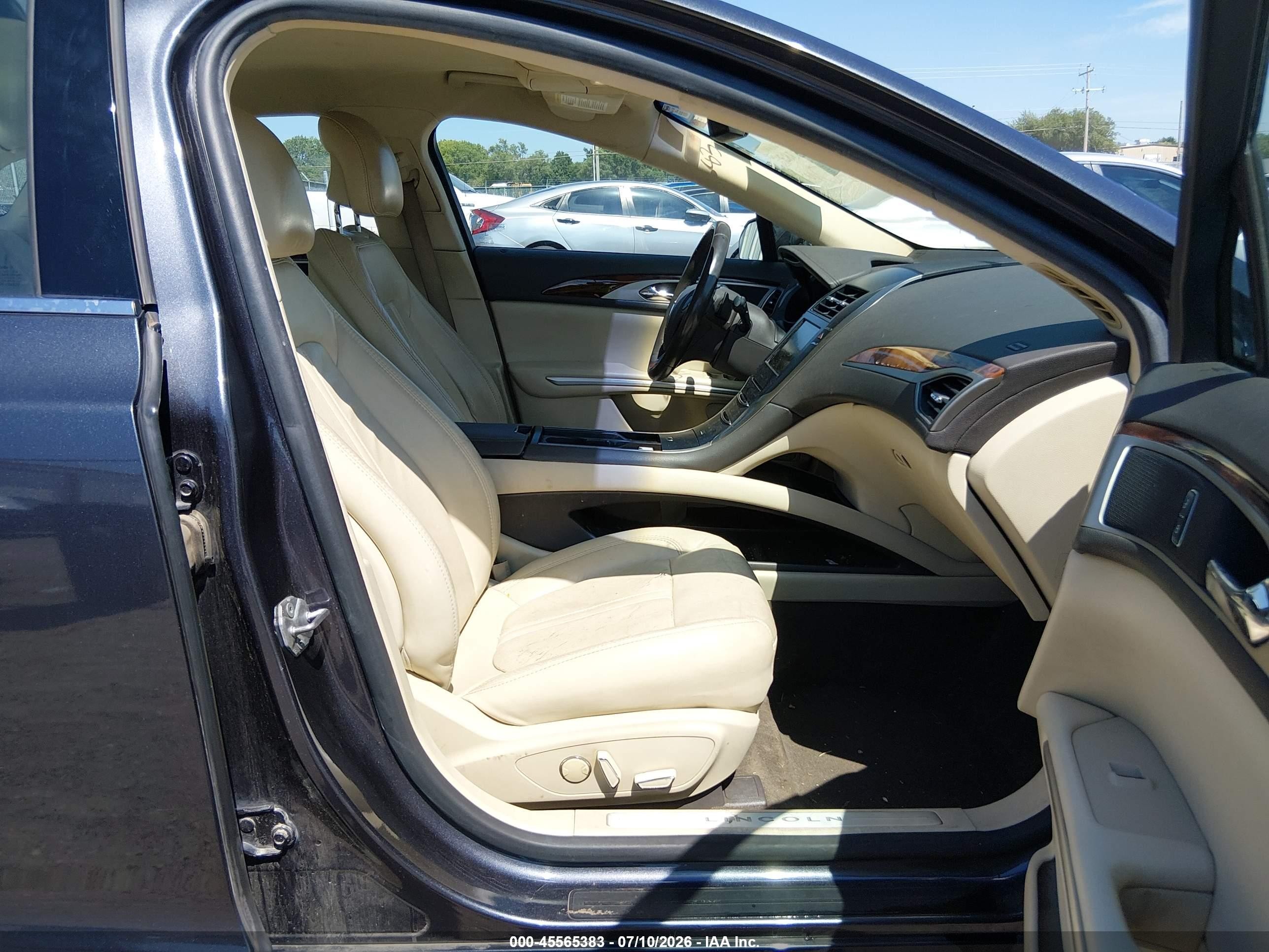2014 Lincoln Mkz Blue vin: 3LN6L2G99ER808173