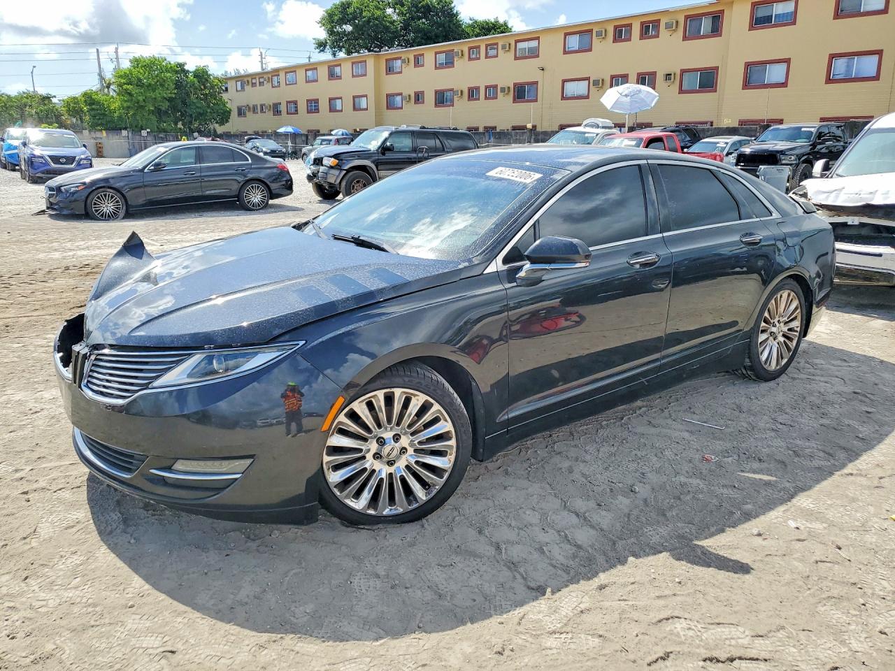 2014 Lincoln Mkz Black vin: 3LN6L2G99ER808755