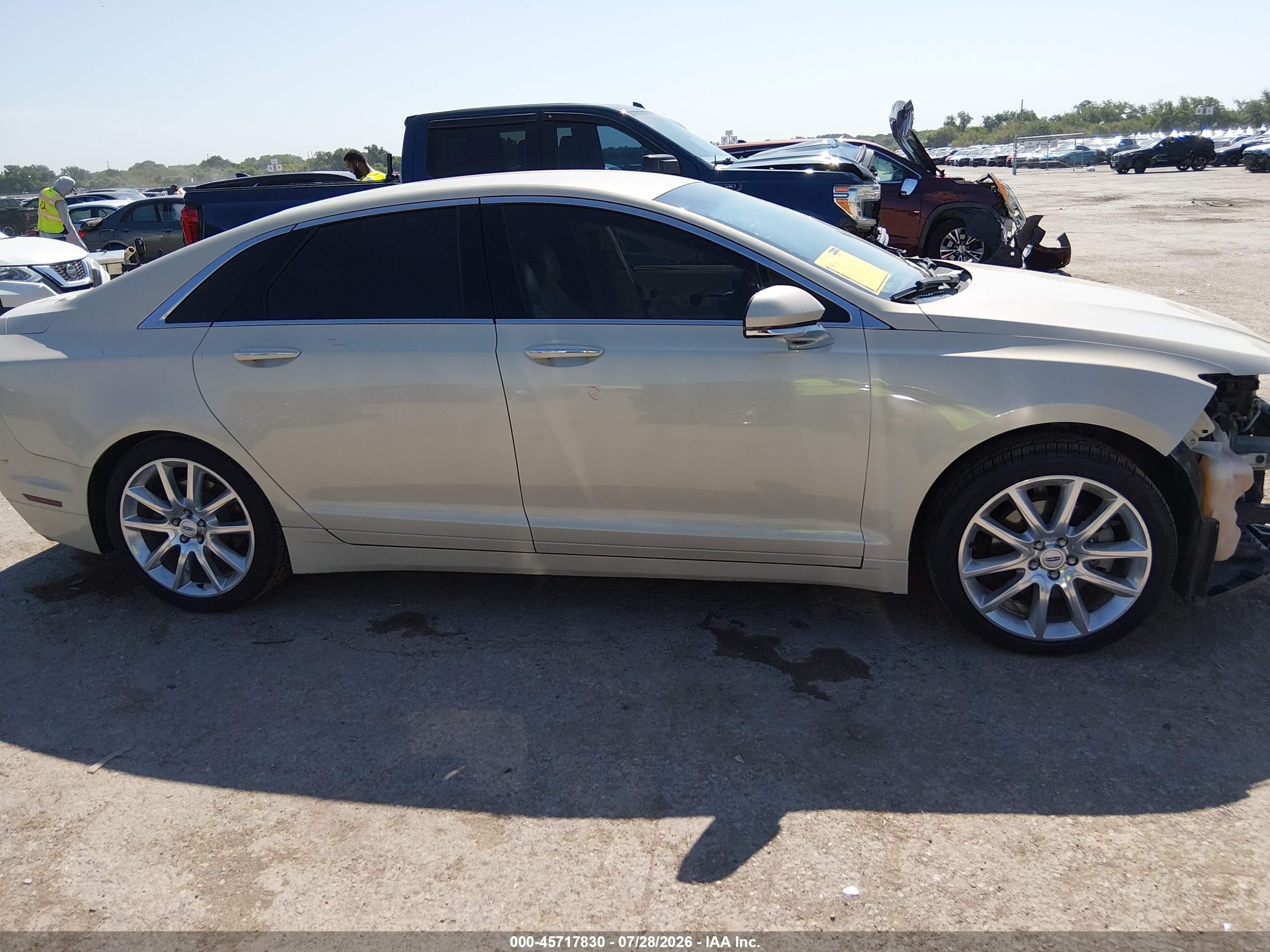 2014 Lincoln Mkz   Gold vin: 3LN6L2G99ER809050