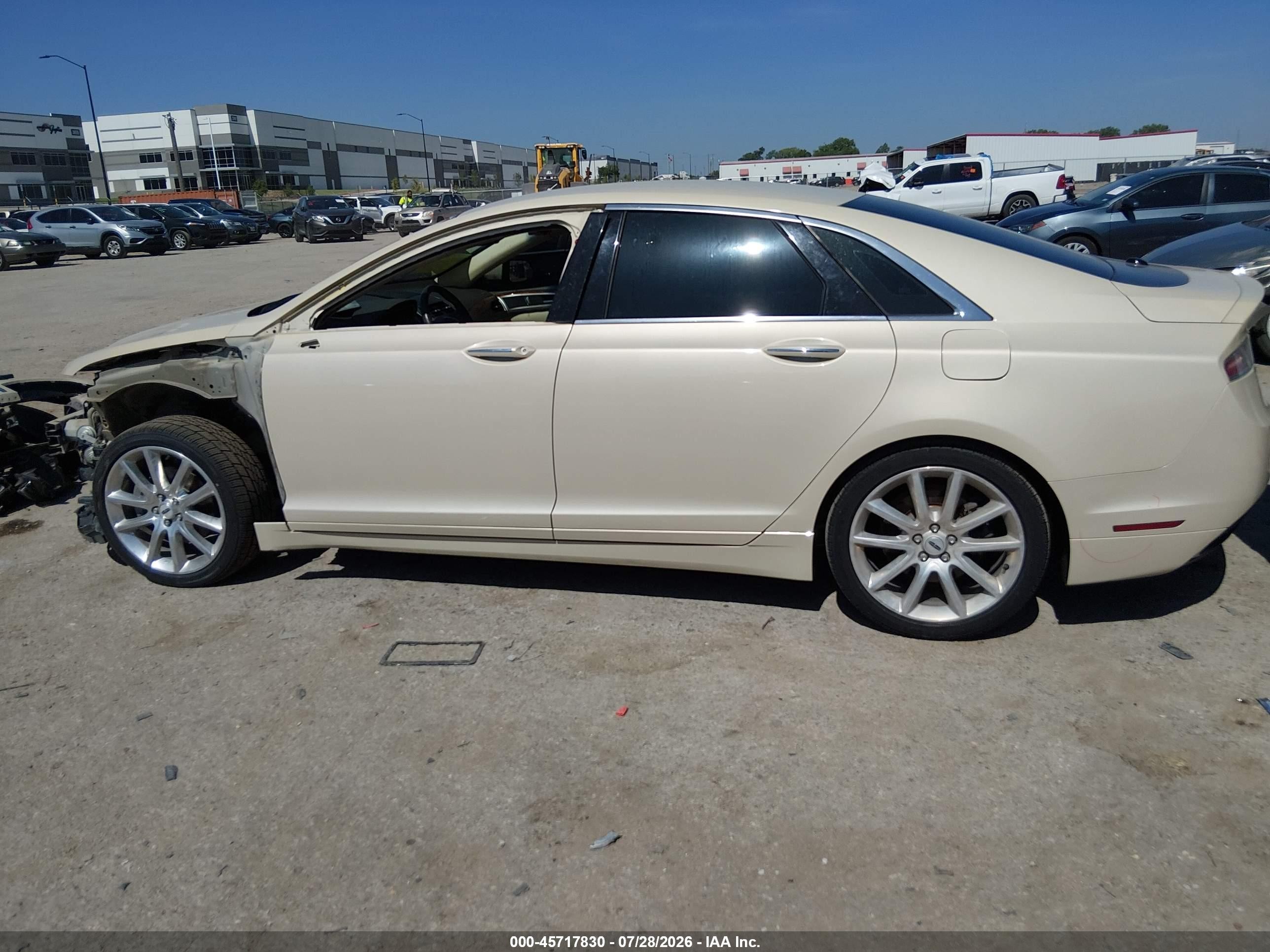 2014 Lincoln Mkz   Gold vin: 3LN6L2G99ER809050