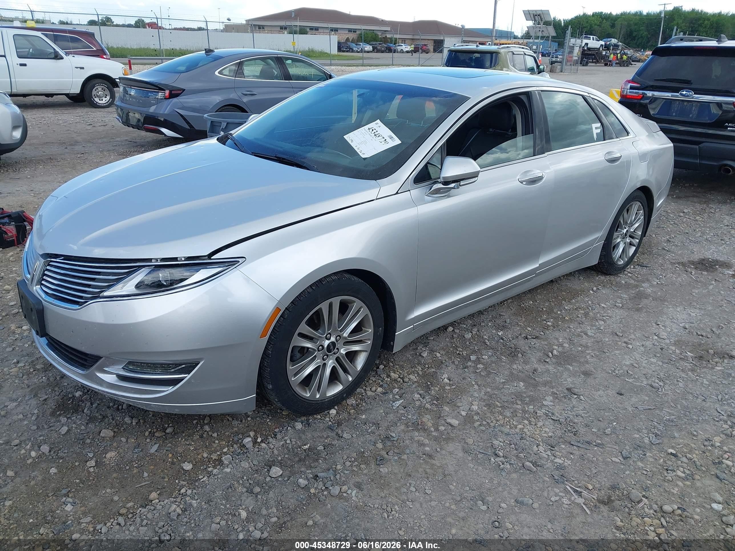 2014 Lincoln Mkz   Silver vin: 3LN6L2G99ER815348