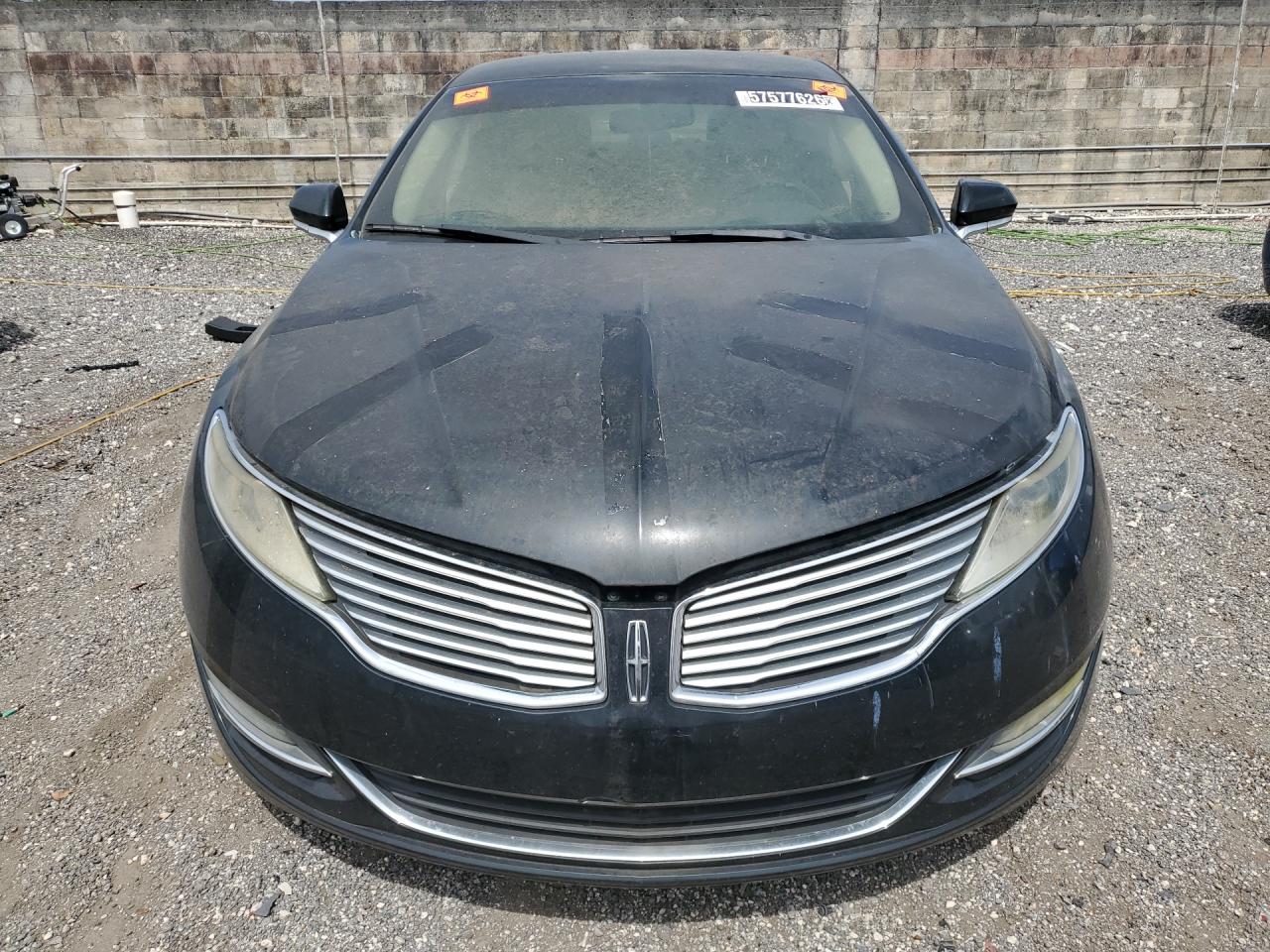 2014 Lincoln Mkz Black vin: 3LN6L2G99ER833204 Damage: Left Head Lamp, Faded, Repair Required