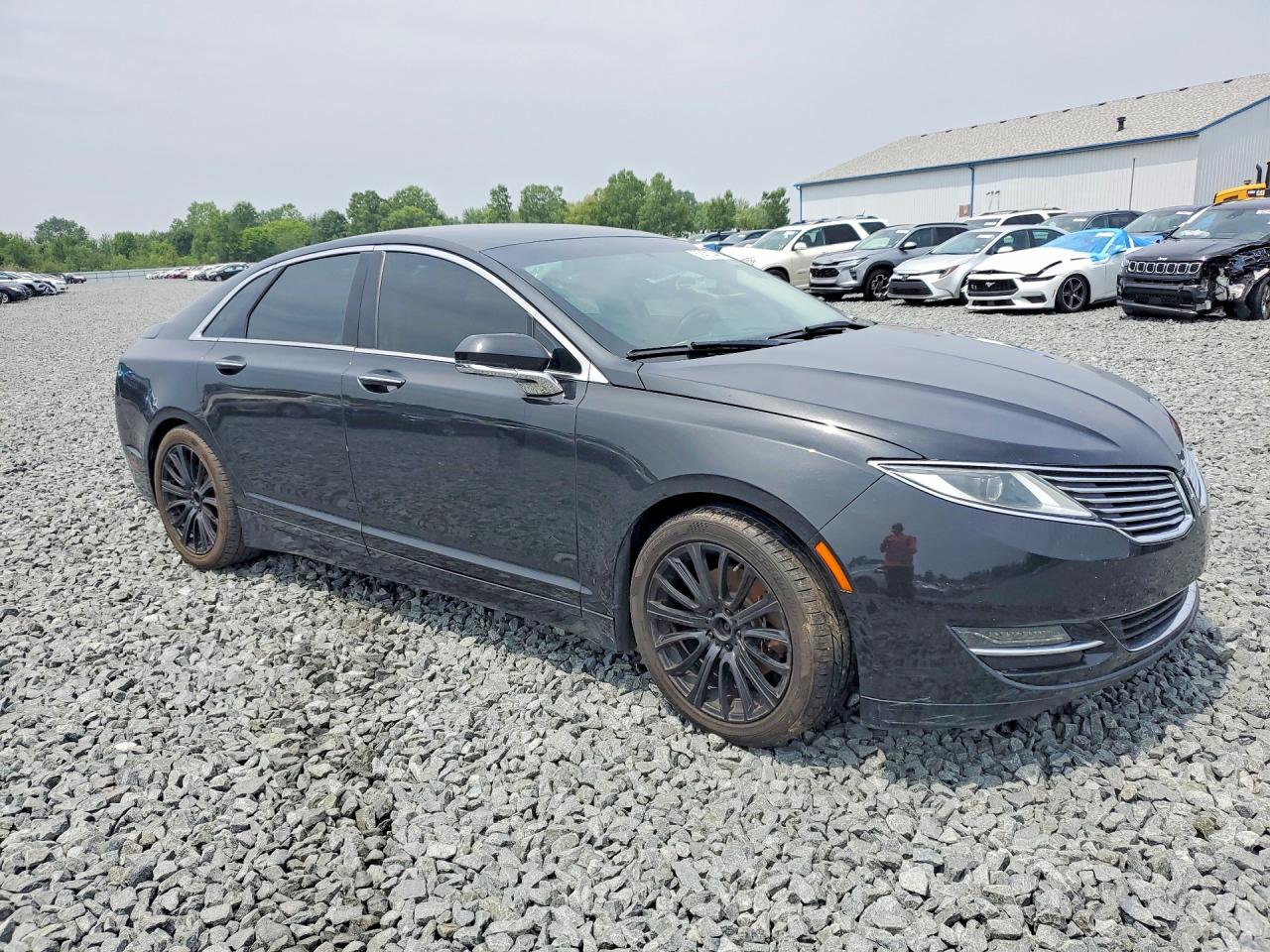 2015 Lincoln Mkz Черный vin: 3LN6L2G99FR621551