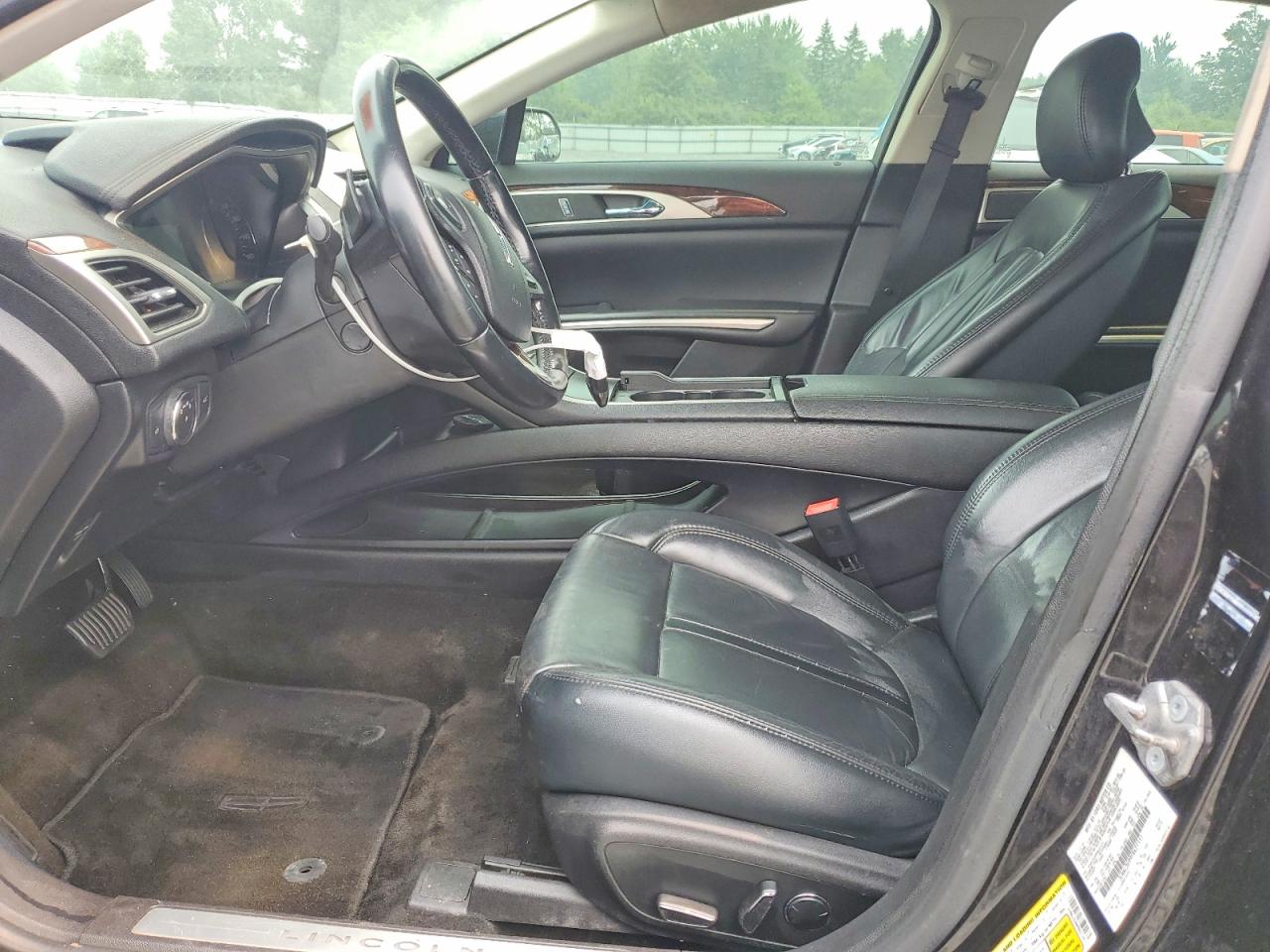 2015 Lincoln Mkz Черный vin: 3LN6L2G99FR621551