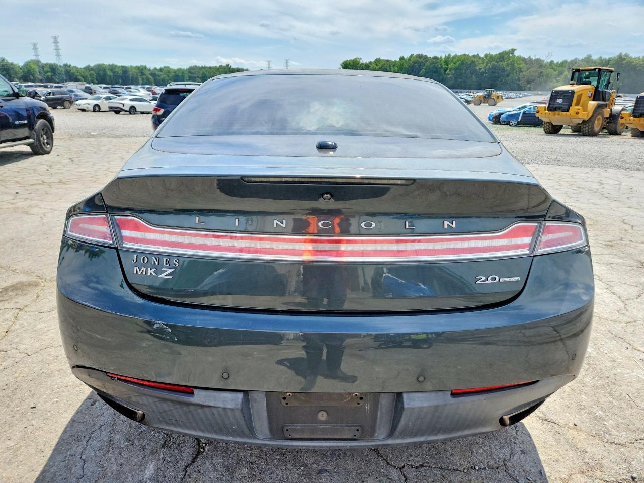 2015 Lincoln Mkz Green vin: 3LN6L2G99FR629049