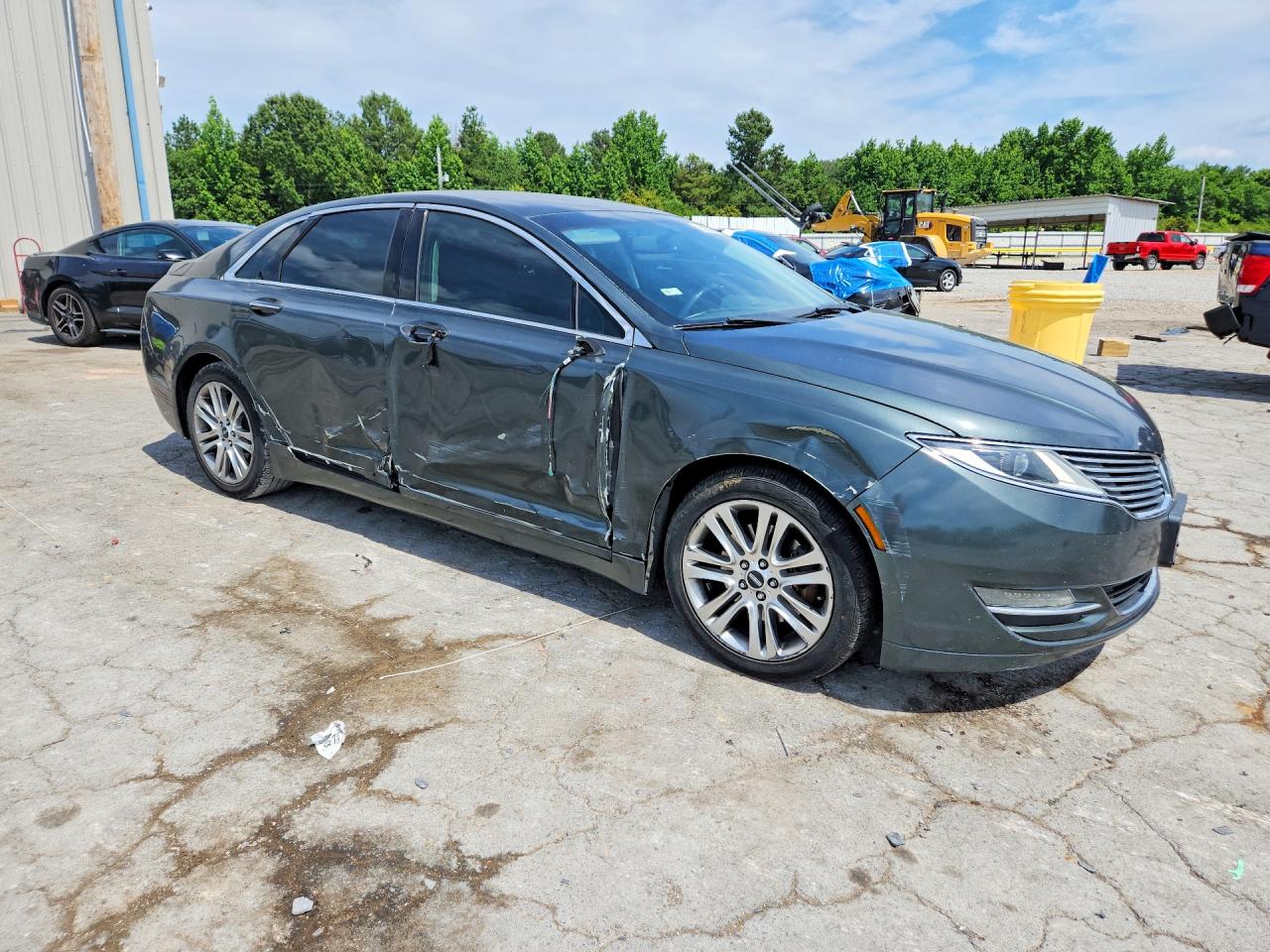 2015 Lincoln Mkz Green vin: 3LN6L2G99FR629049