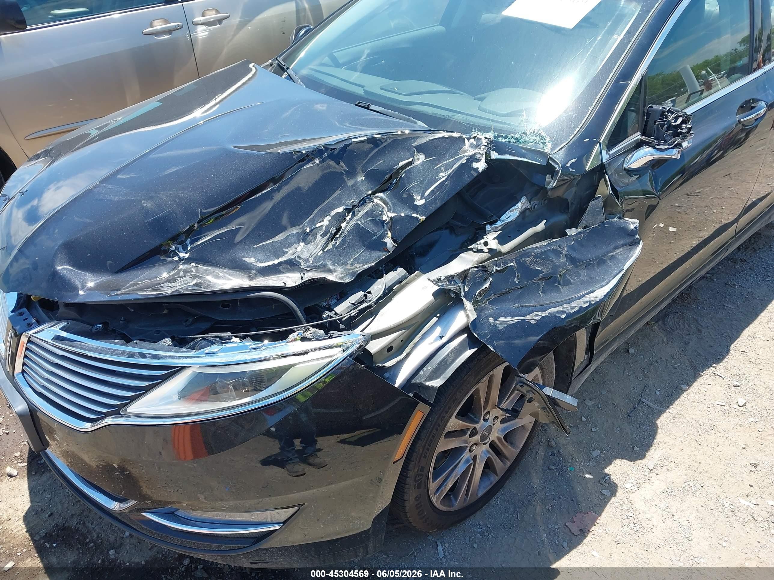 2013 Lincoln Mkz   Black vin: 3LN6L2G9XDR815065