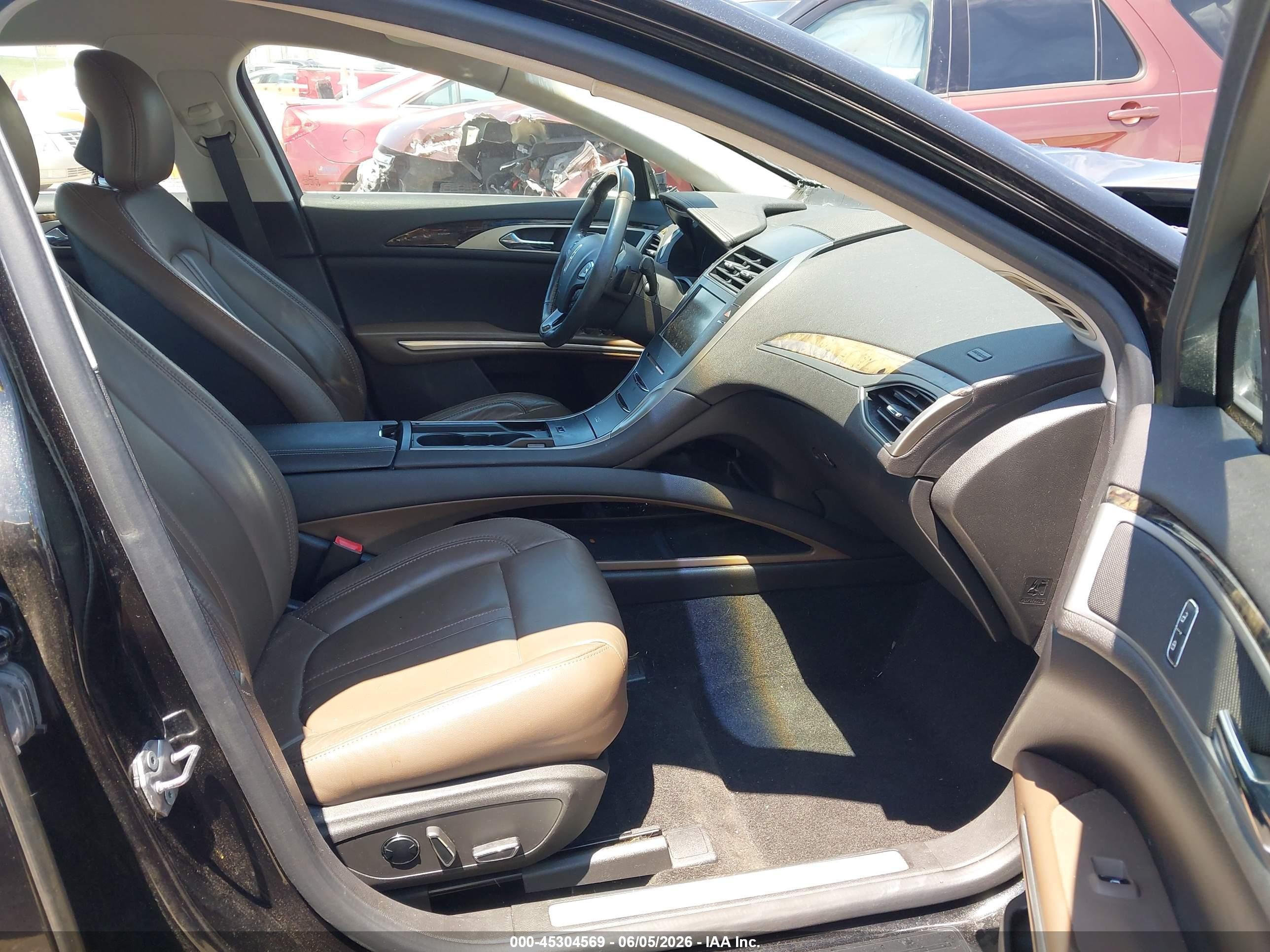 2013 Lincoln Mkz   Black vin: 3LN6L2G9XDR815065