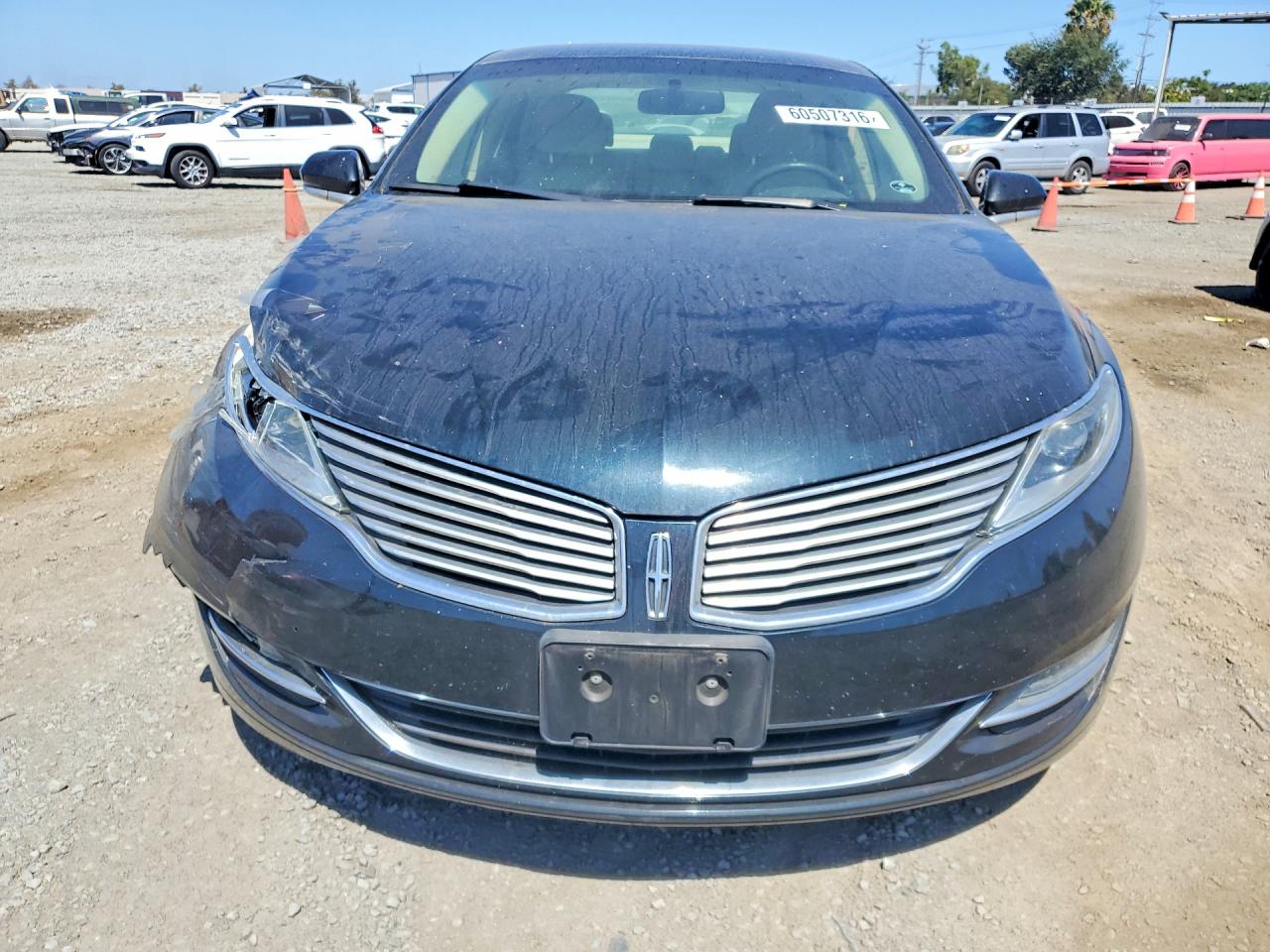 2014 Lincoln Mkz Teal vin: 3LN6L2G9XER802611