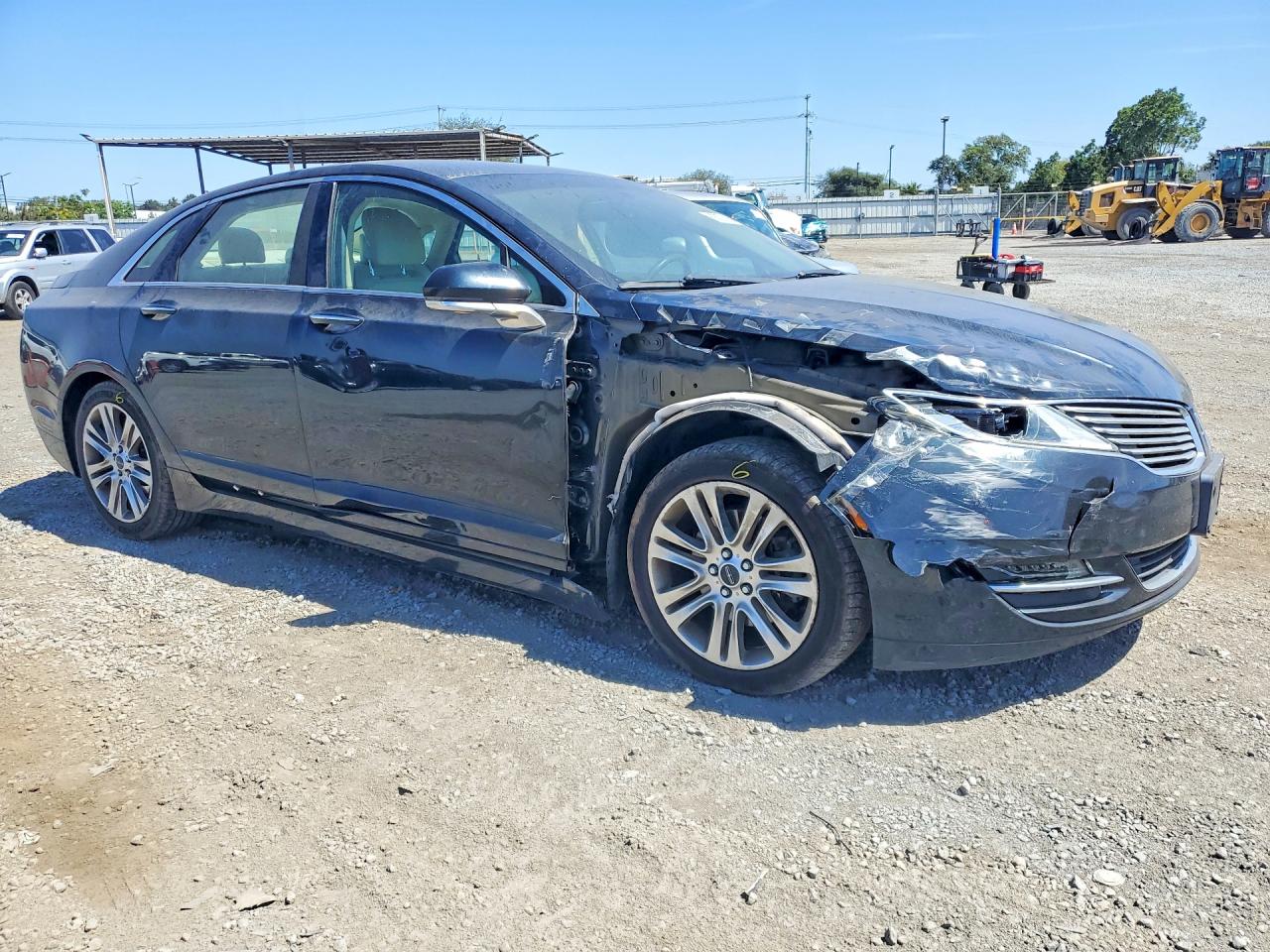 2014 Lincoln Mkz Teal vin: 3LN6L2G9XER802611