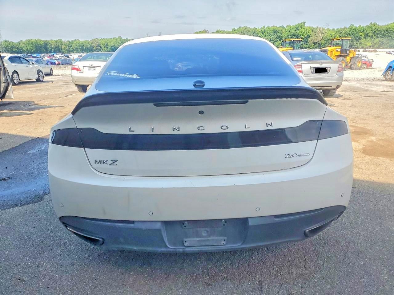 2014 Lincoln Mkz White vin: 3LN6L2G9XER827606