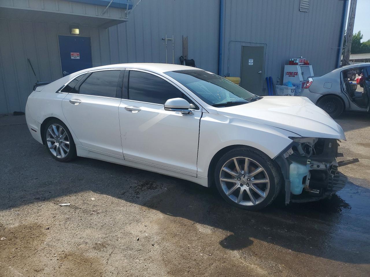 2014 Lincoln Mkz White vin: 3LN6L2G9XER827606