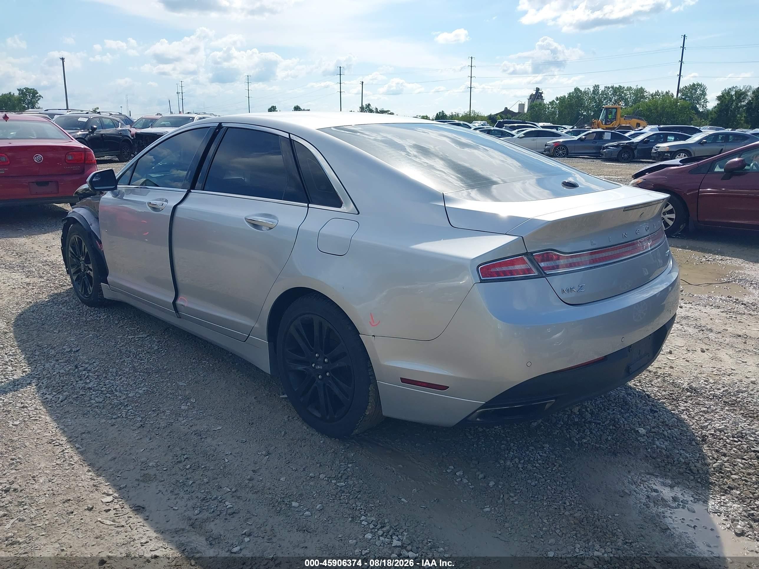2014 Lincoln Mkz   Silver vin: 3LN6L2G9XER830893