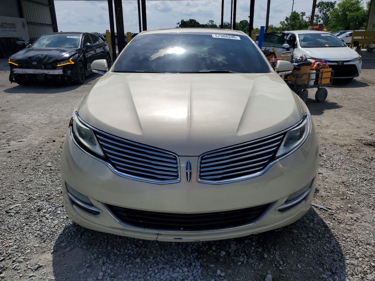 2014 Lincoln Mkz Beige vin: 3LN6L2G9XER833227