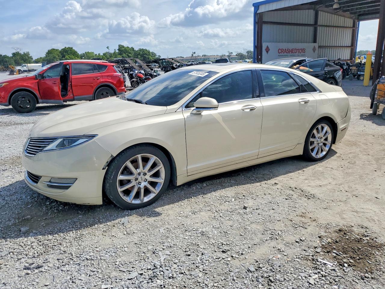 2014 Lincoln Mkz Beige vin: 3LN6L2G9XER833227