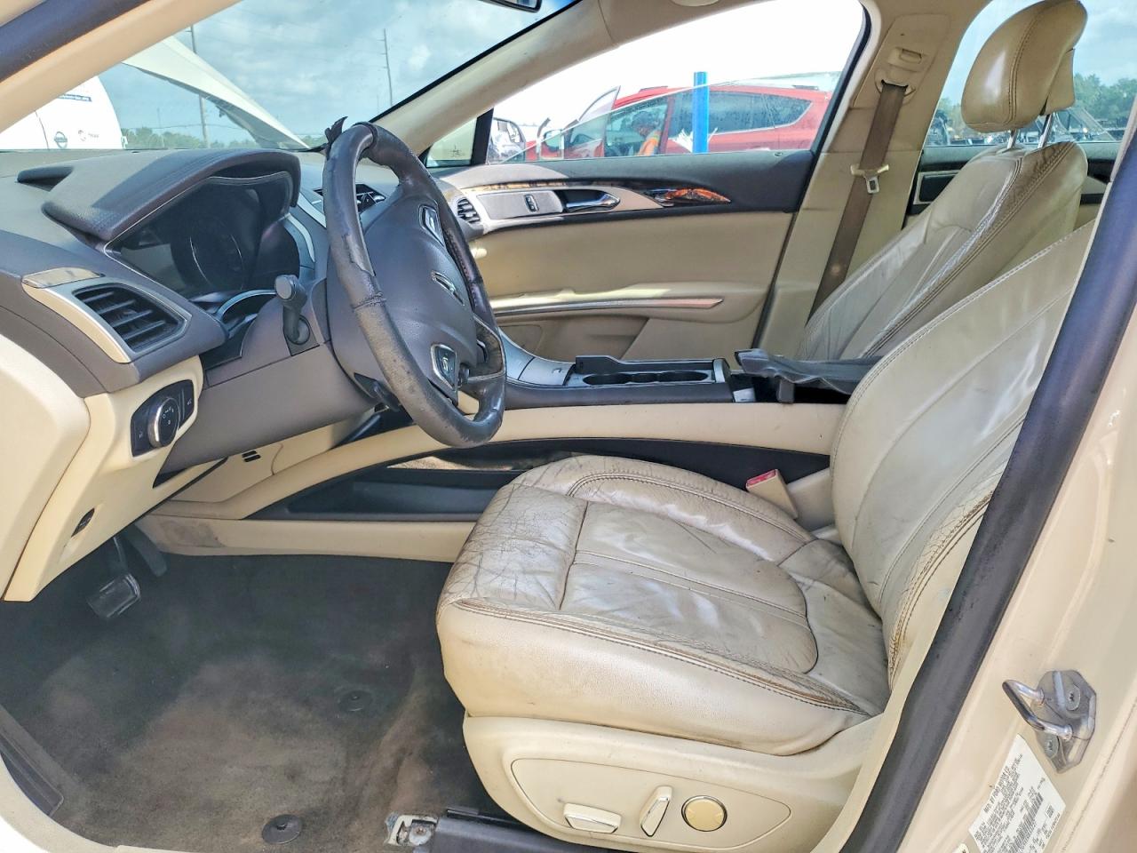 2014 Lincoln Mkz Beige vin: 3LN6L2G9XER833227
