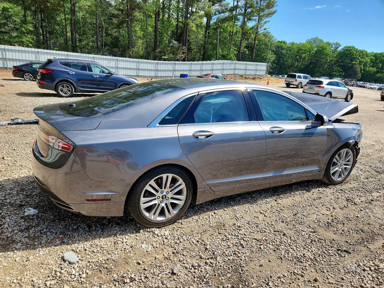 2014 Lincoln Mkz Серый vin: 3LN6L2G9XER835401