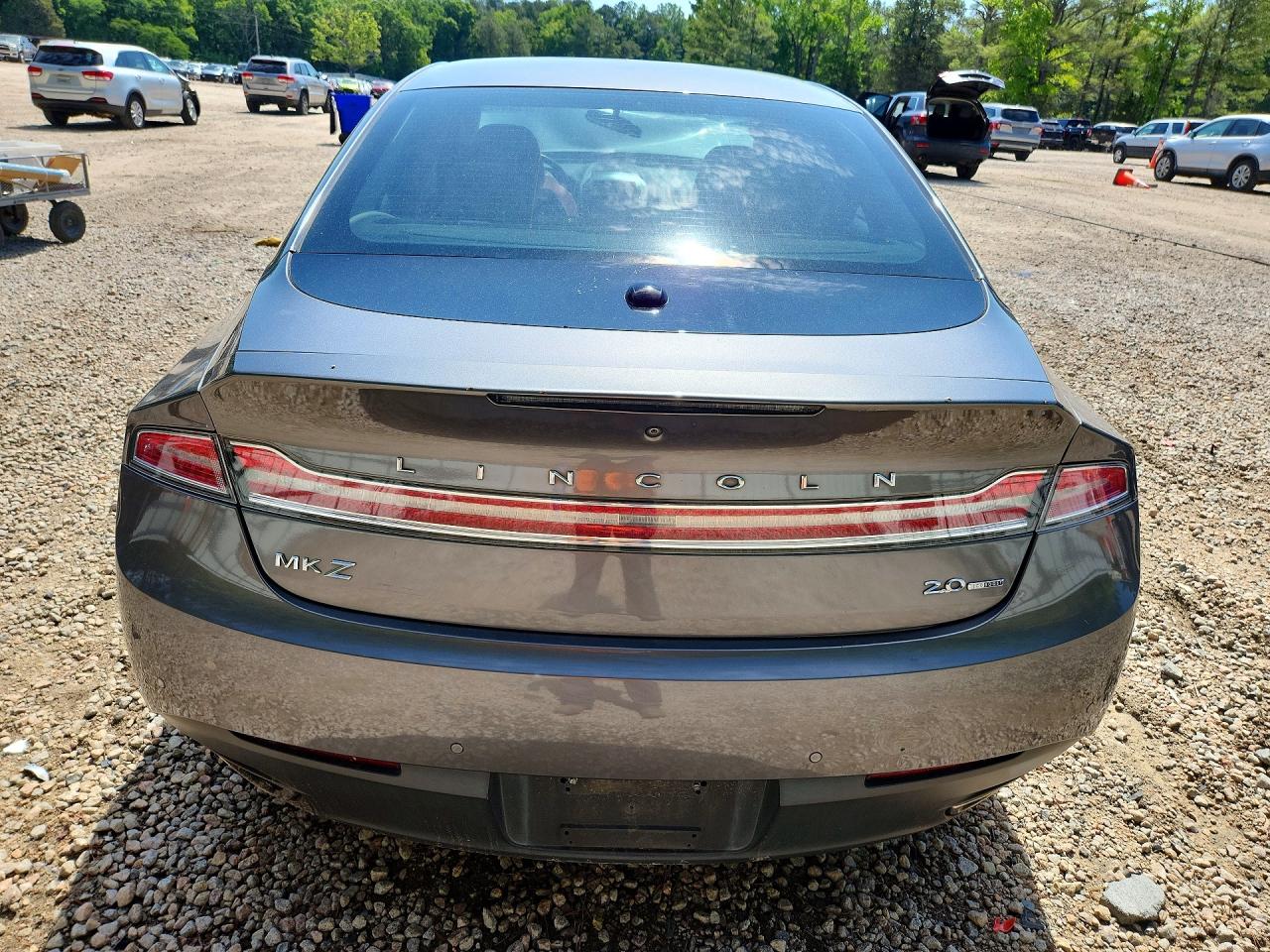 2014 Lincoln Mkz Серый vin: 3LN6L2G9XER835401