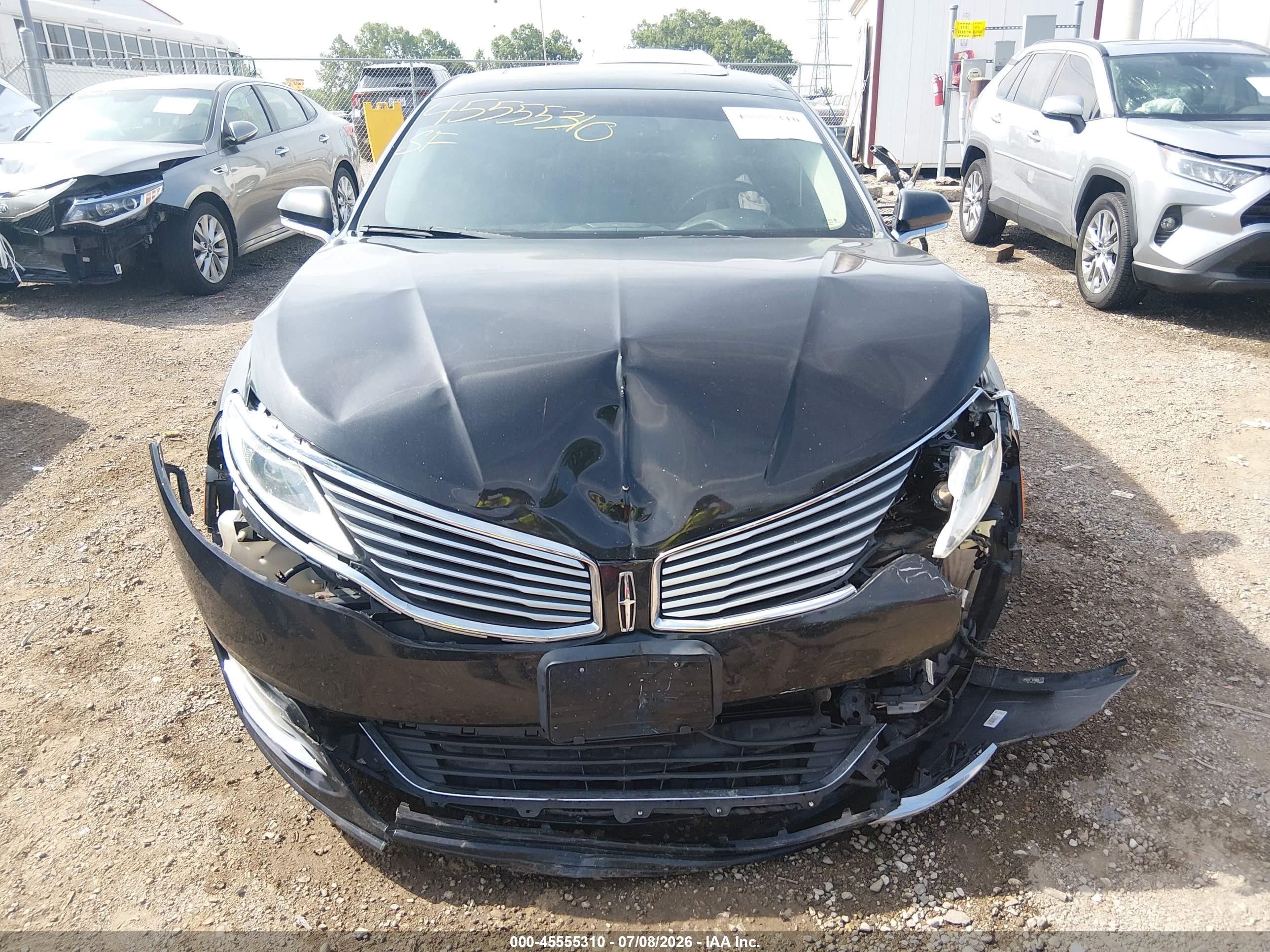 2015 Lincoln Mkz   Black vin: 3LN6L2G9XFR600580