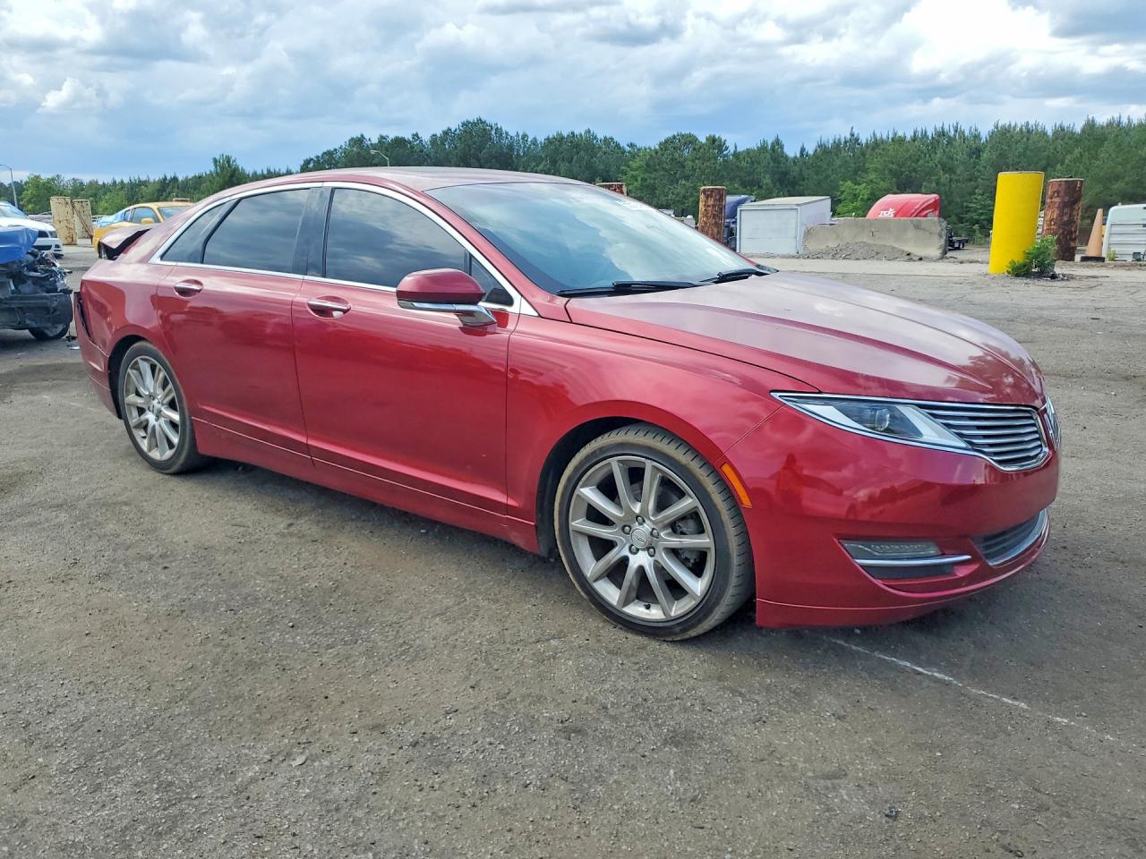 2015 Lincoln Mkz Burgundy vin: 3LN6L2G9XFR612020