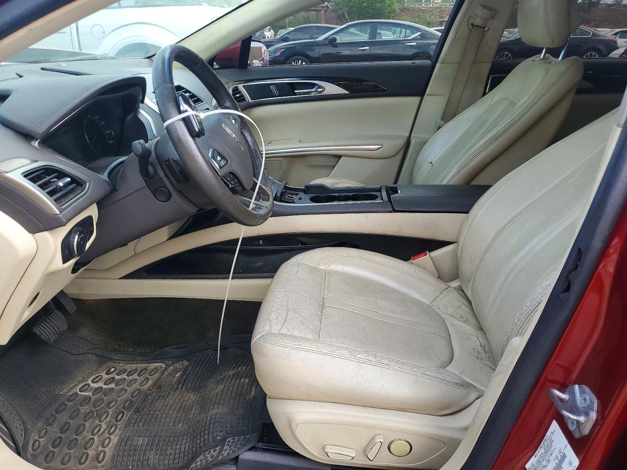 2015 Lincoln Mkz Burgundy vin: 3LN6L2G9XFR612020