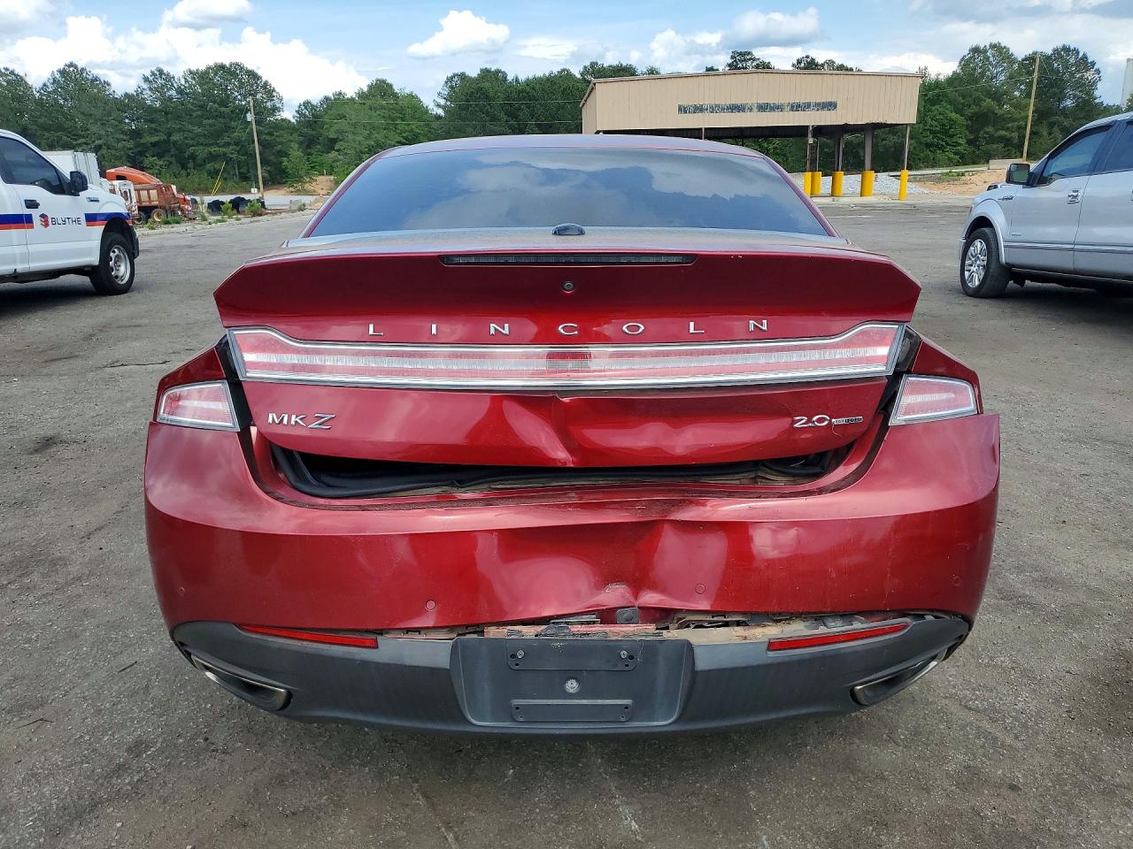 2015 Lincoln Mkz Burgundy vin: 3LN6L2G9XFR612020