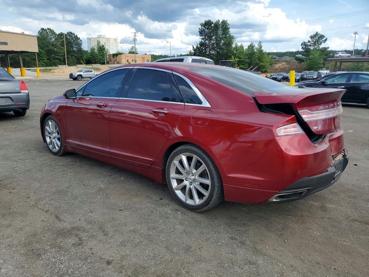 2015 Lincoln Mkz Burgundy vin: 3LN6L2G9XFR612020