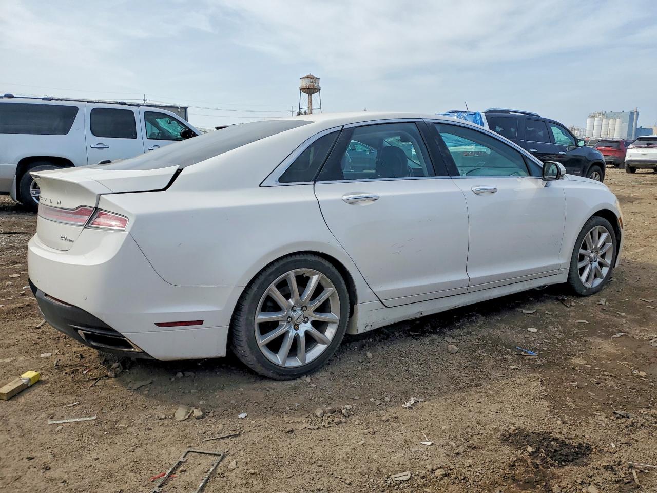 2015 Lincoln Mkz Белый vin: 3LN6L2G9XFR619176