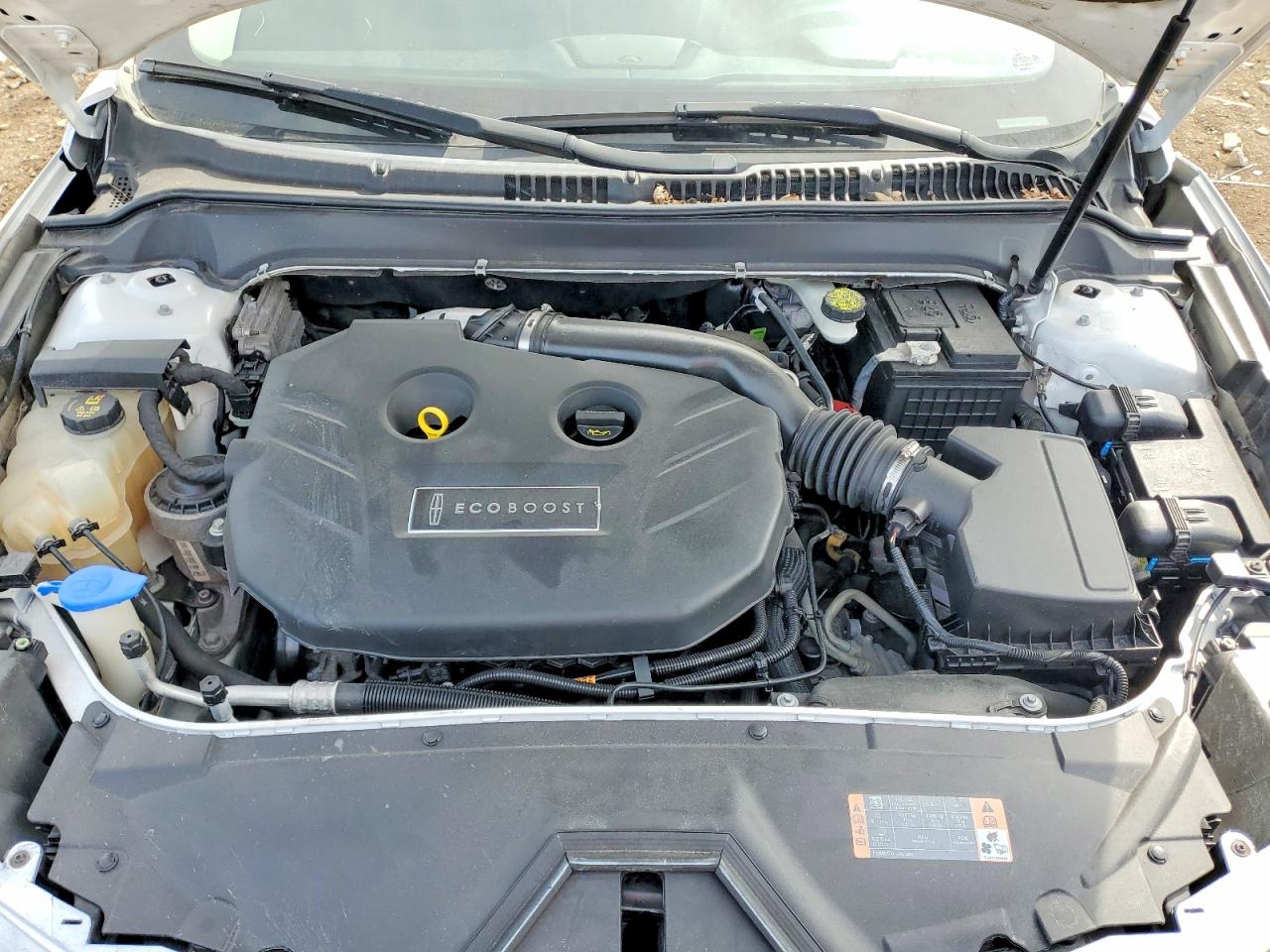 2015 Lincoln Mkz Белый vin: 3LN6L2G9XFR619176