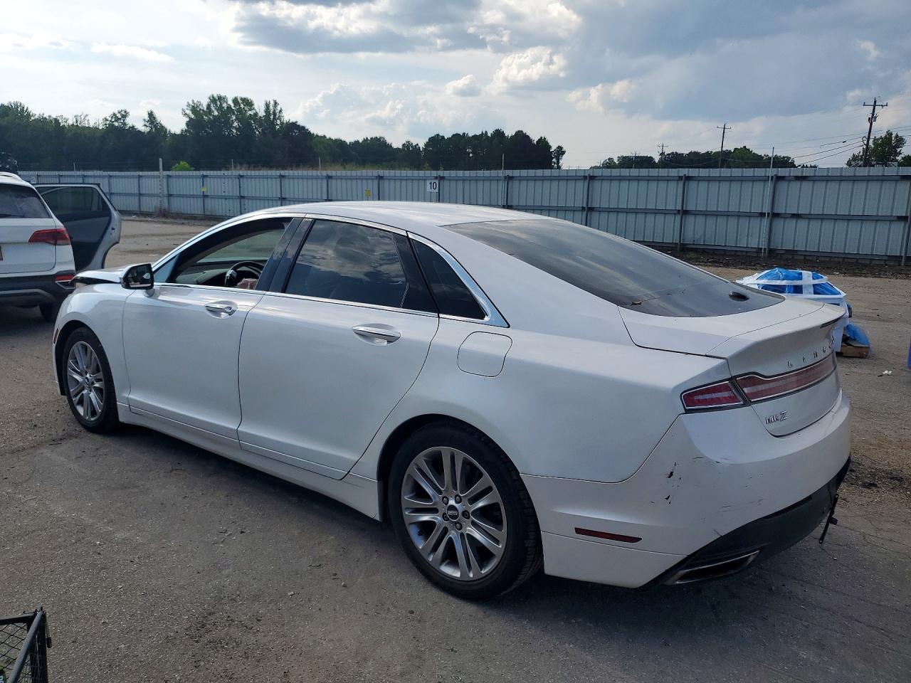 2014 Lincoln Mkz Белый vin: 3LN6L2GK0ER804032
