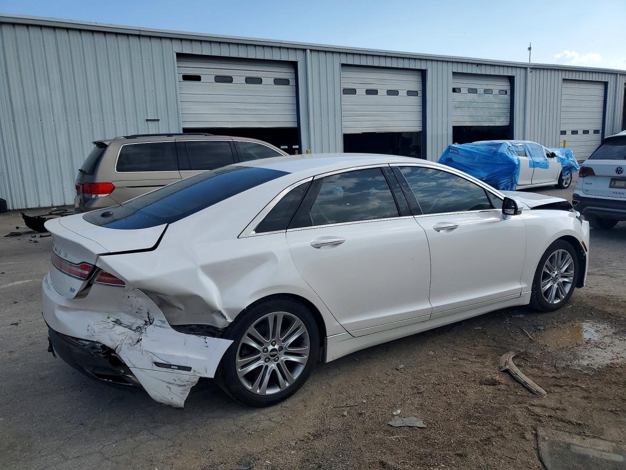 2014 Lincoln Mkz Белый vin: 3LN6L2GK0ER804032