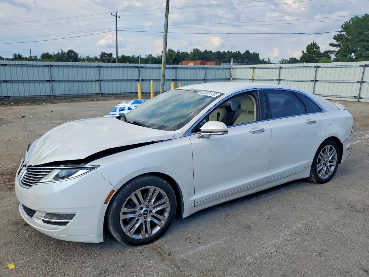 2014 Lincoln Mkz Белый vin: 3LN6L2GK0ER804032