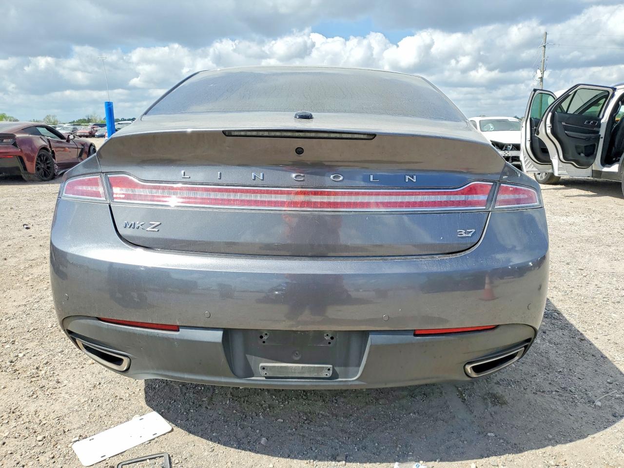 2014 Lincoln Mkz Gray vin: 3LN6L2GK0ER812664