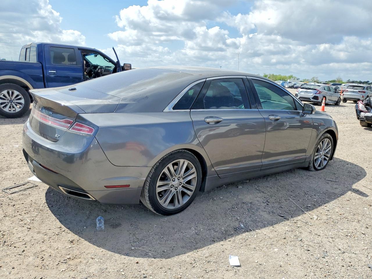 2014 Lincoln Mkz Gray vin: 3LN6L2GK0ER812664