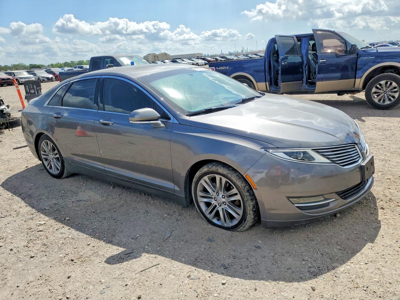 2014 Lincoln Mkz Gray vin: 3LN6L2GK0ER812664