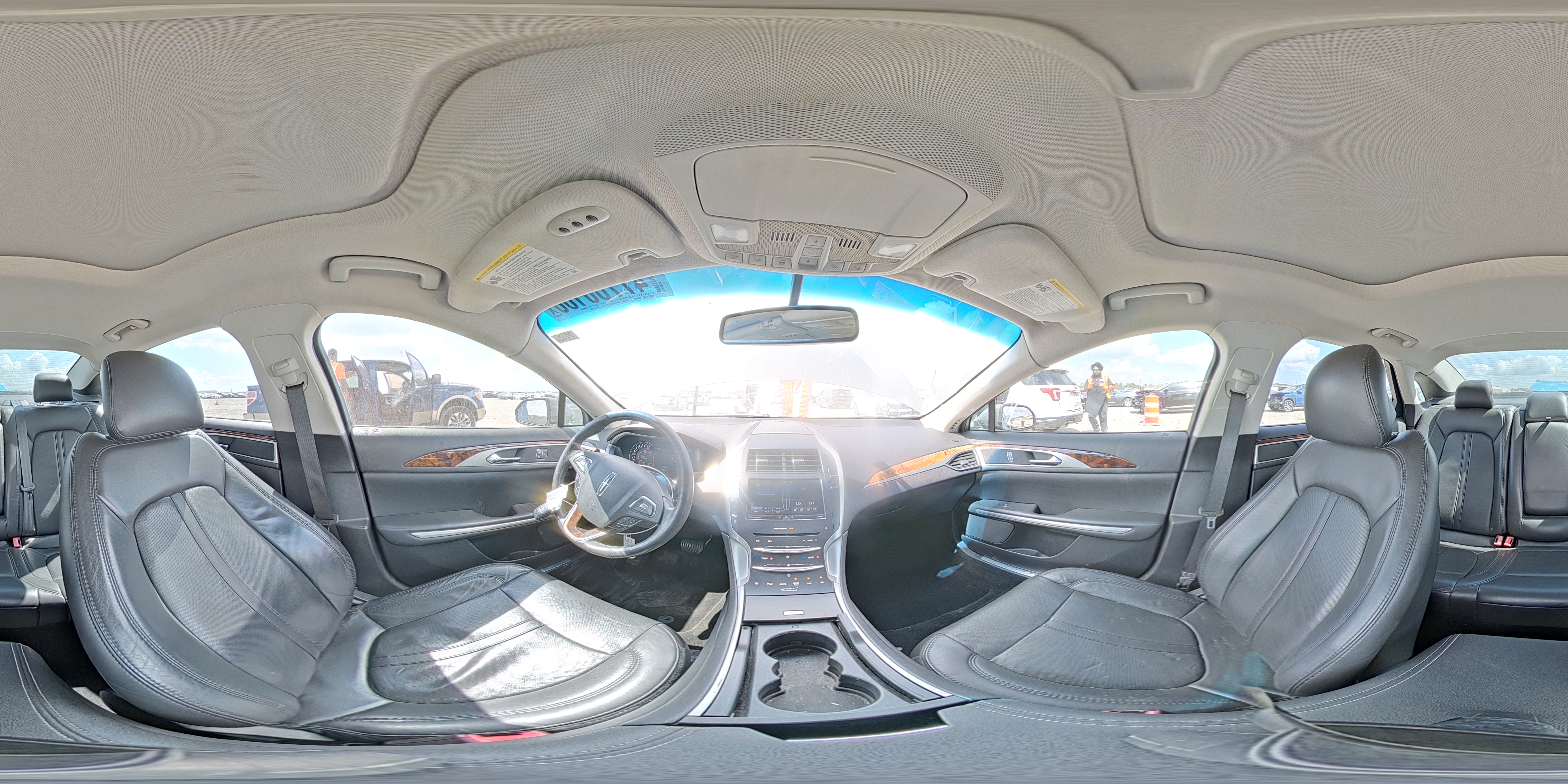 2014 Lincoln Mkz Gray vin: 3LN6L2GK0ER812664