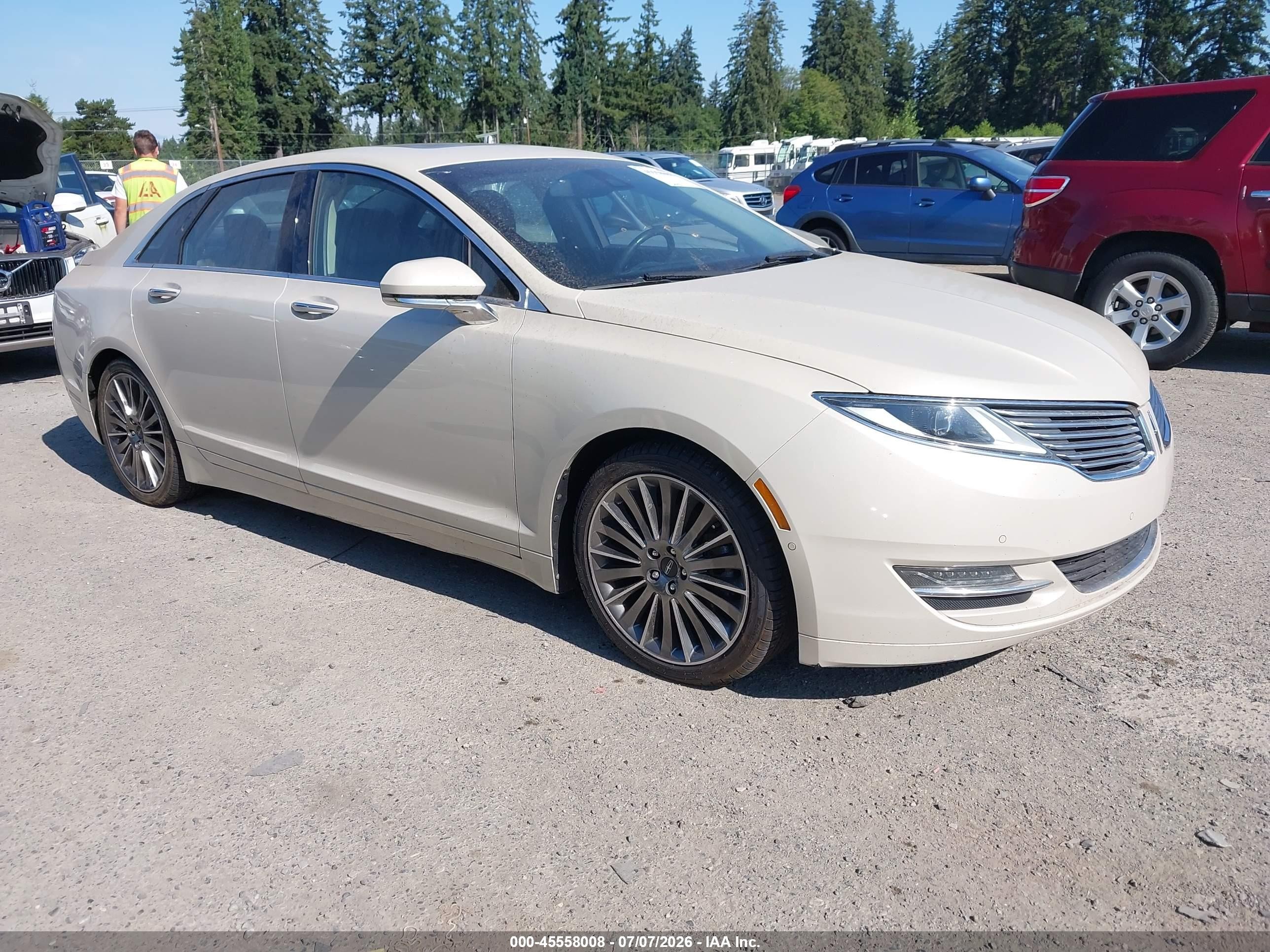 2014 Lincoln Mkz   Beige vin: 3LN6L2GK0ER815208
