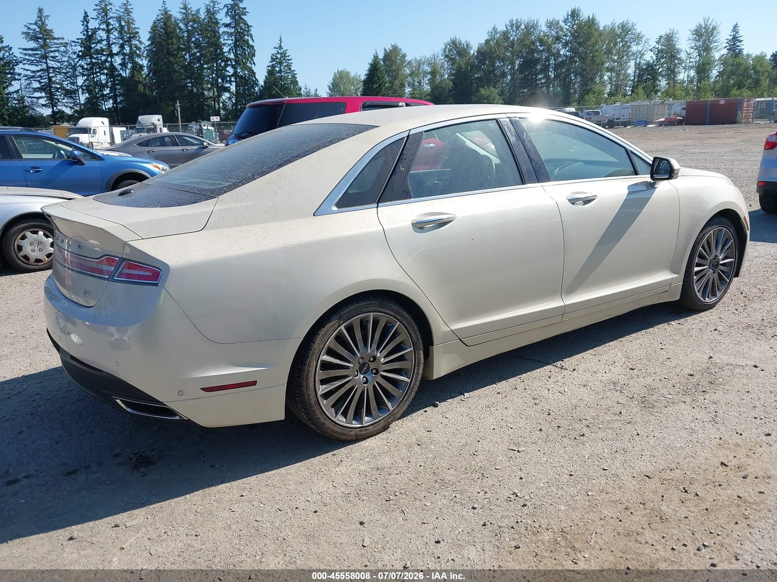 2014 Lincoln Mkz   Beige vin: 3LN6L2GK0ER815208