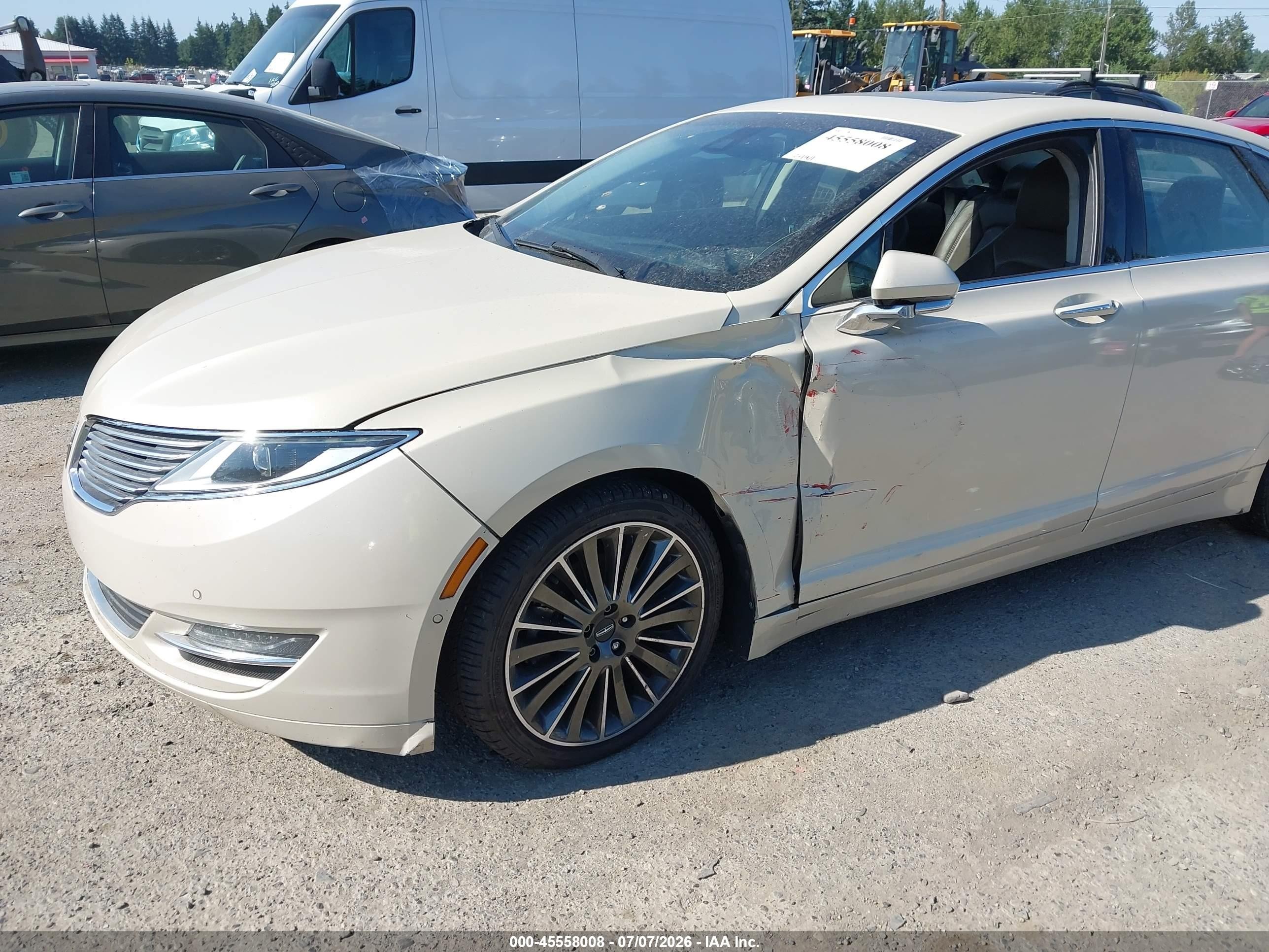 2014 Lincoln Mkz   Beige vin: 3LN6L2GK0ER815208