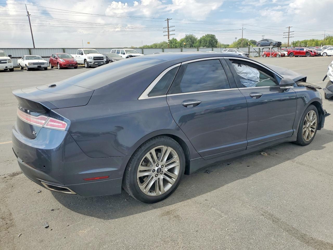 2014 Lincoln Mkz Blue vin: 3LN6L2GK0ER818559
