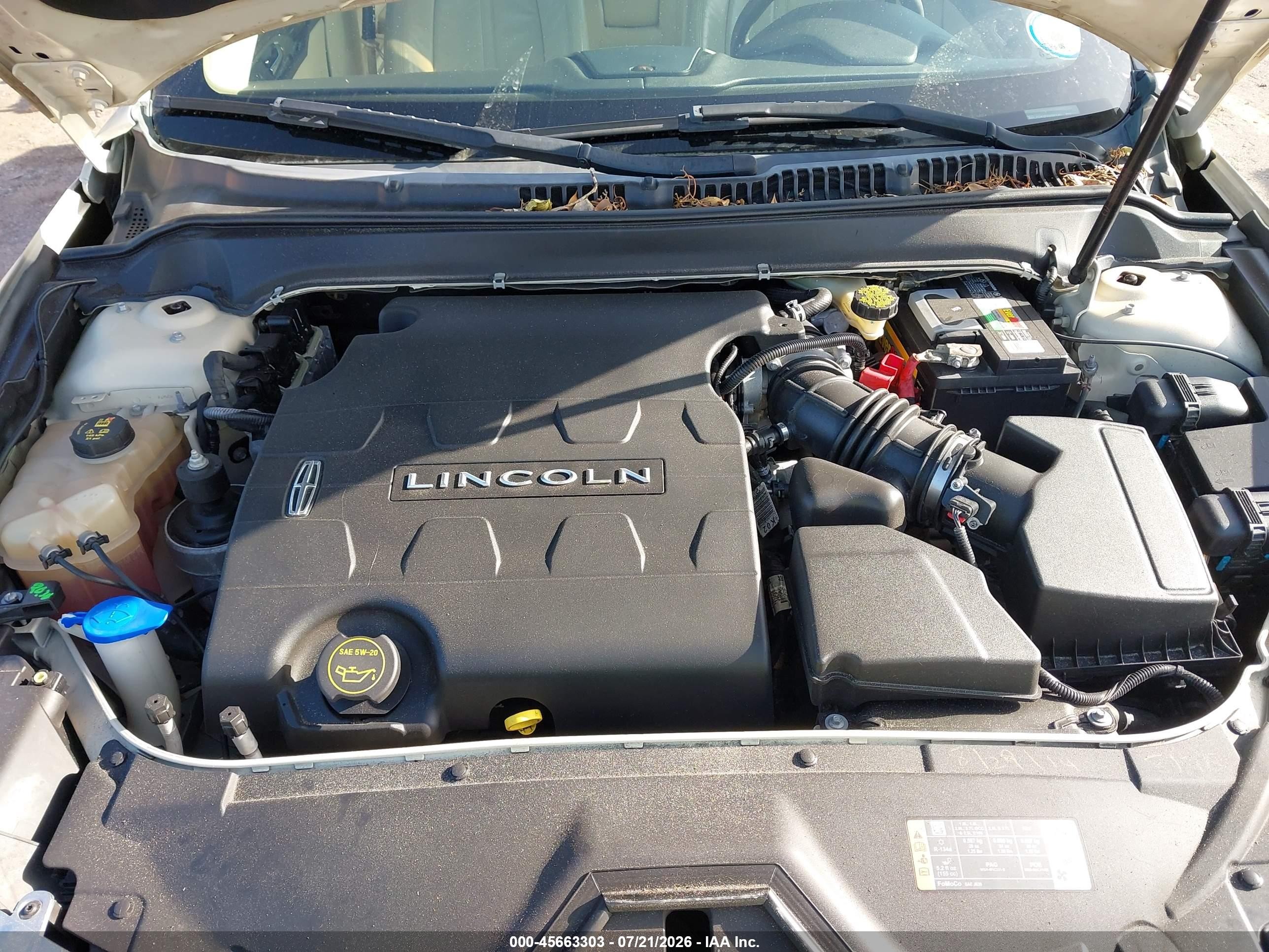 2015 Lincoln Mkz   Cream vin: 3LN6L2GK0FR608349