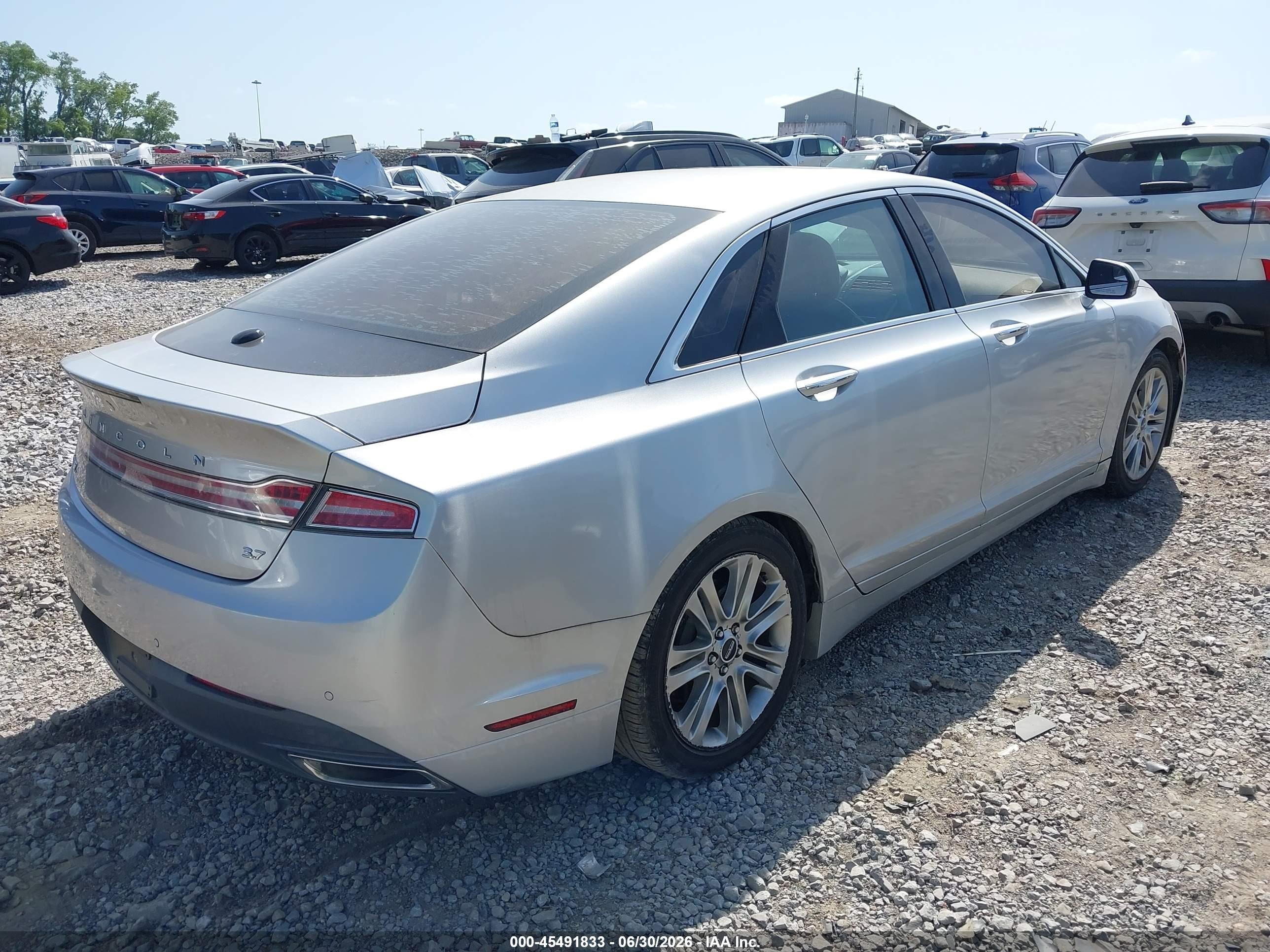 2015 Lincoln Mkz   Silver vin: 3LN6L2GK0FR616080