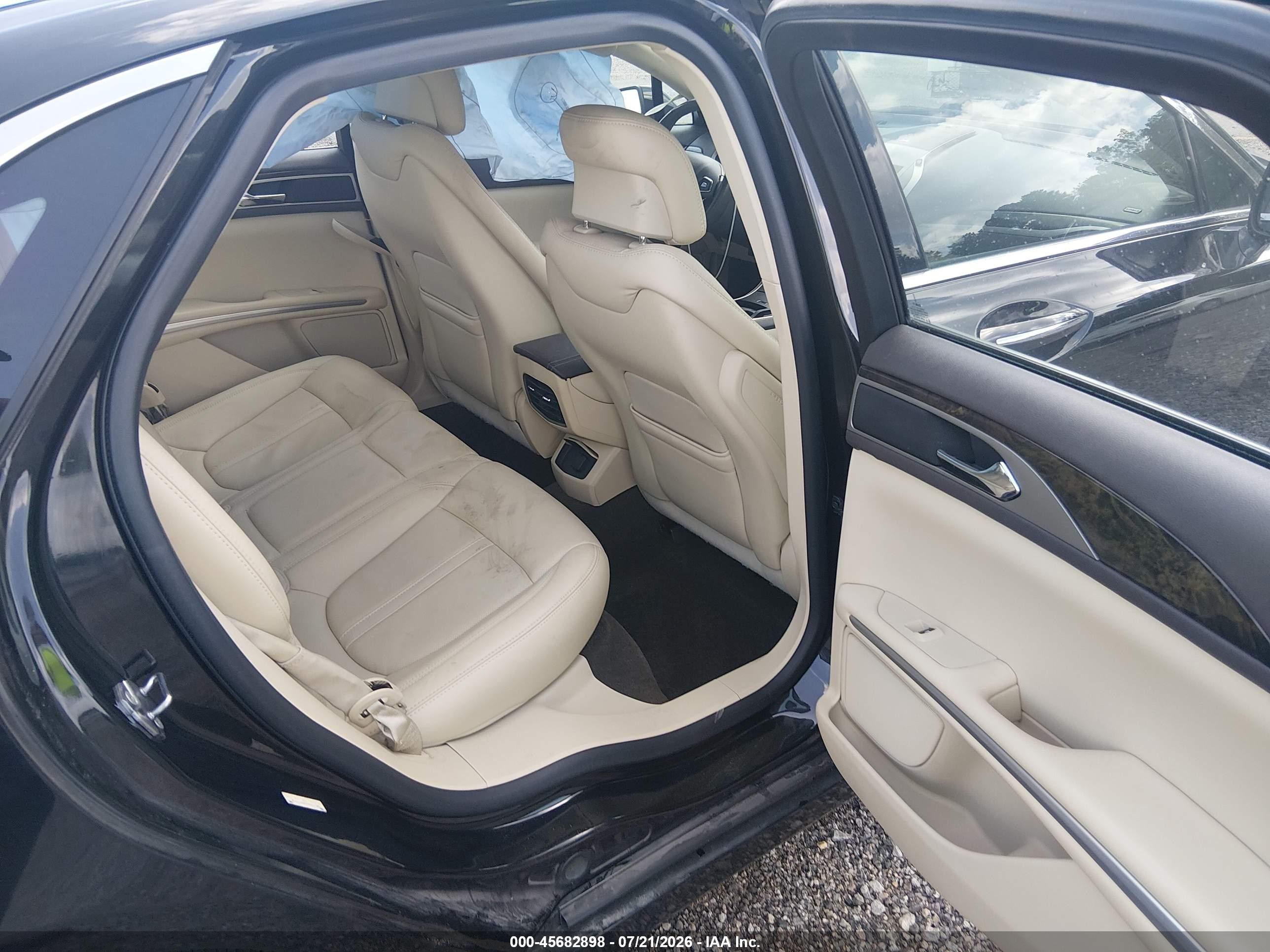 2013 Lincoln Mkz   Black vin: 3LN6L2GK1DR803583