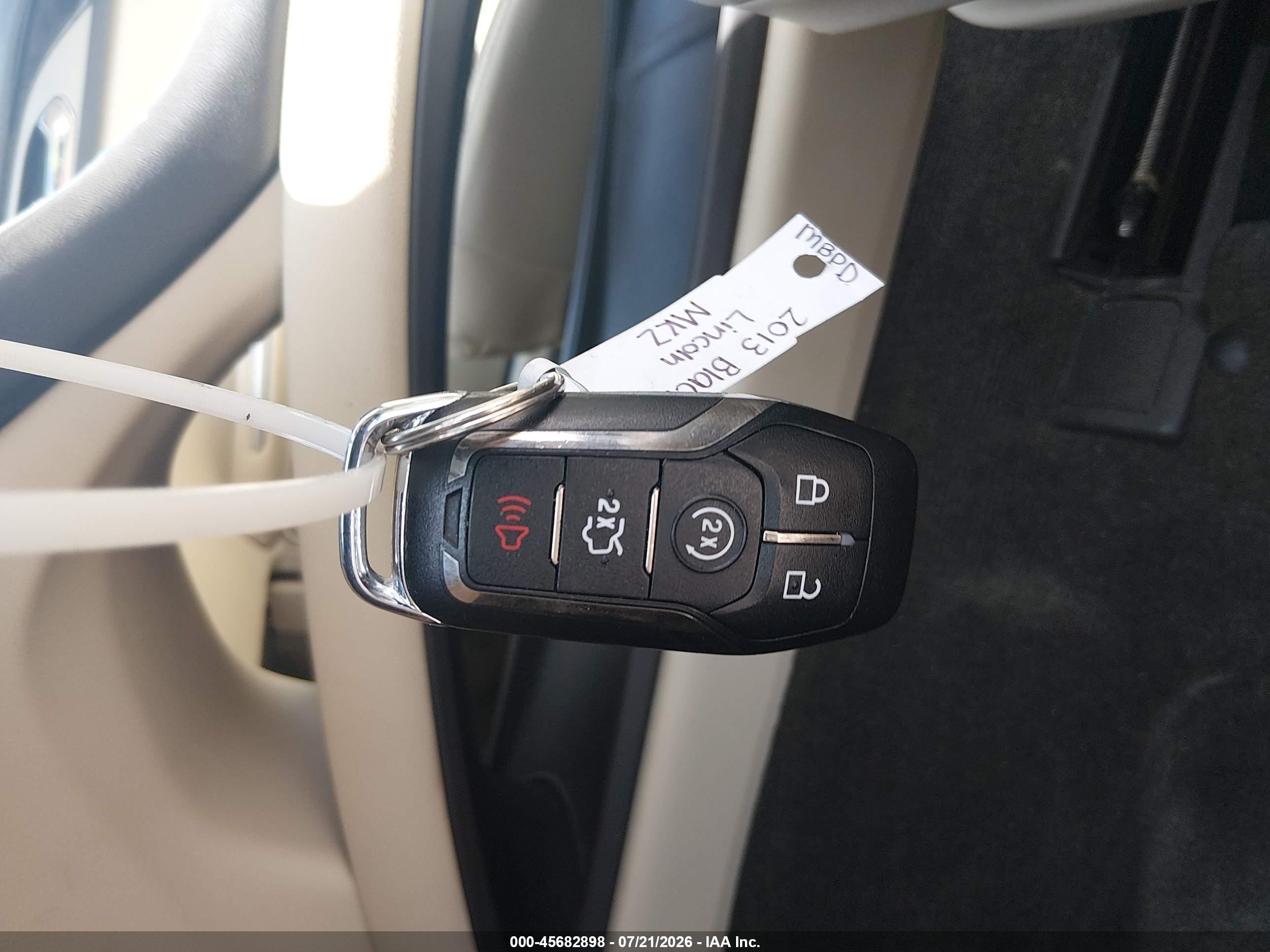 2013 Lincoln Mkz   Black vin: 3LN6L2GK1DR803583