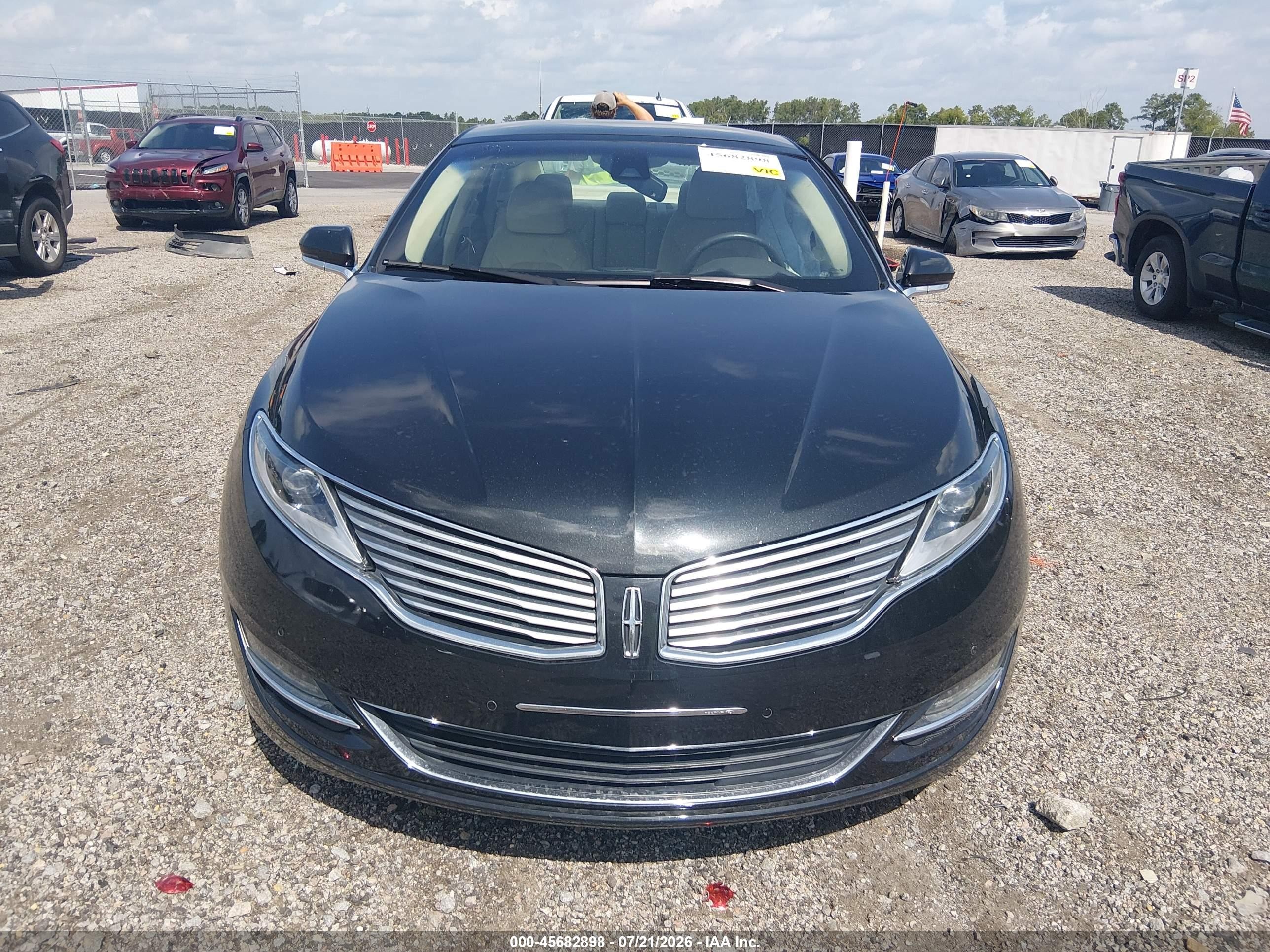 2013 Lincoln Mkz   Black vin: 3LN6L2GK1DR803583