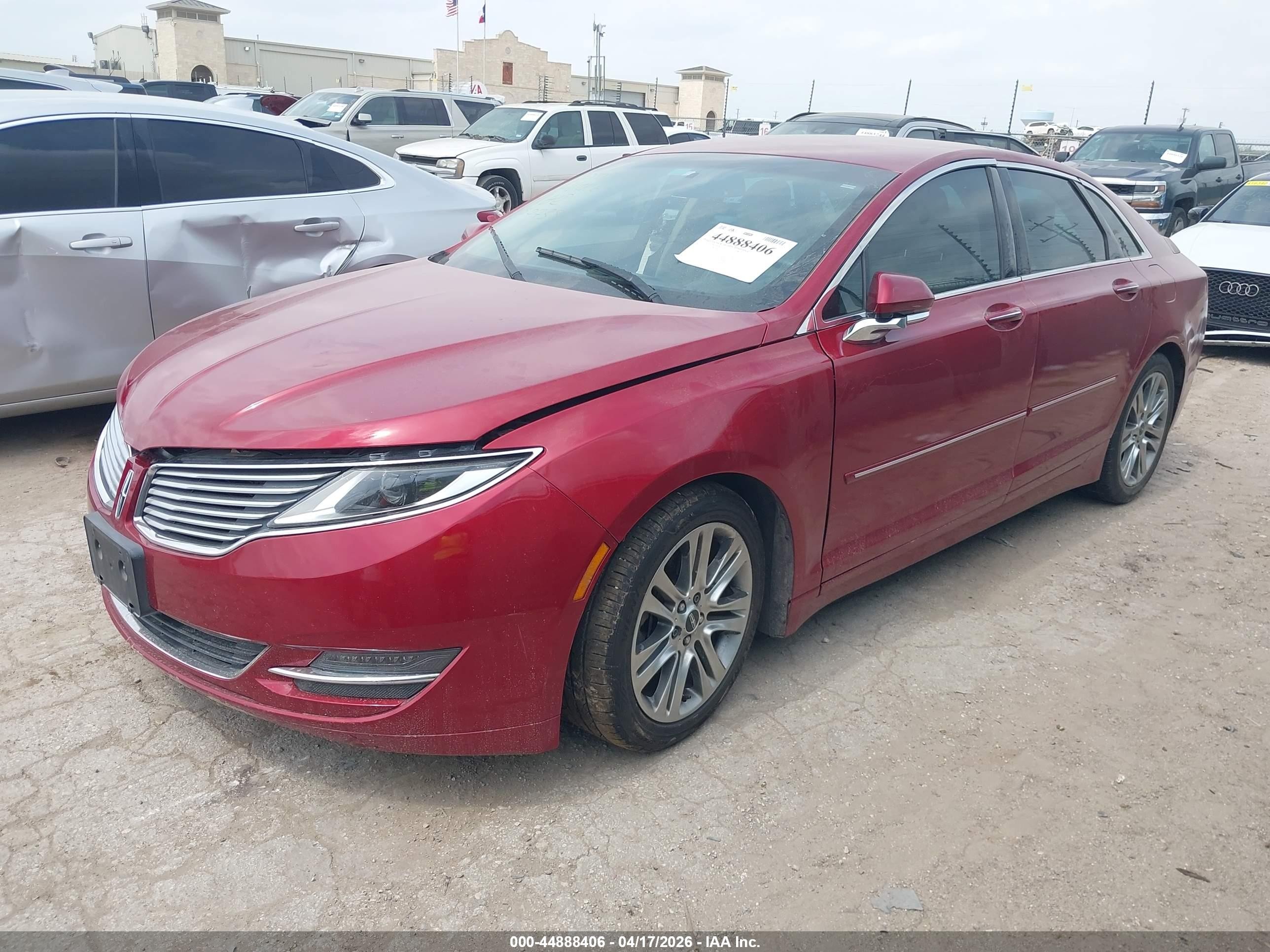 2013 Lincoln Mkz   Red vin: 3LN6L2GK1DR807388