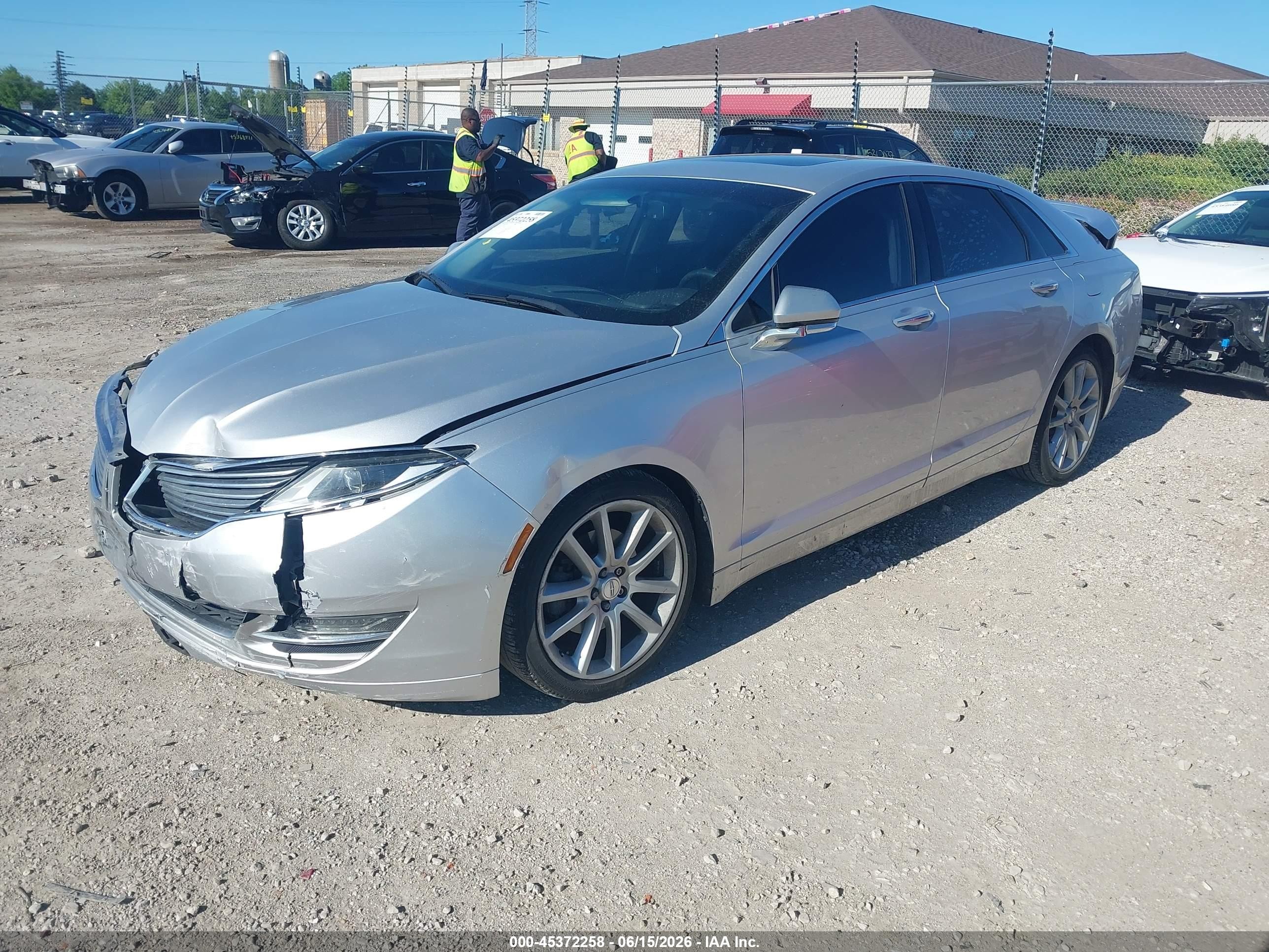 2014 Lincoln Mkz   Silver vin: 3LN6L2GK1ER812060