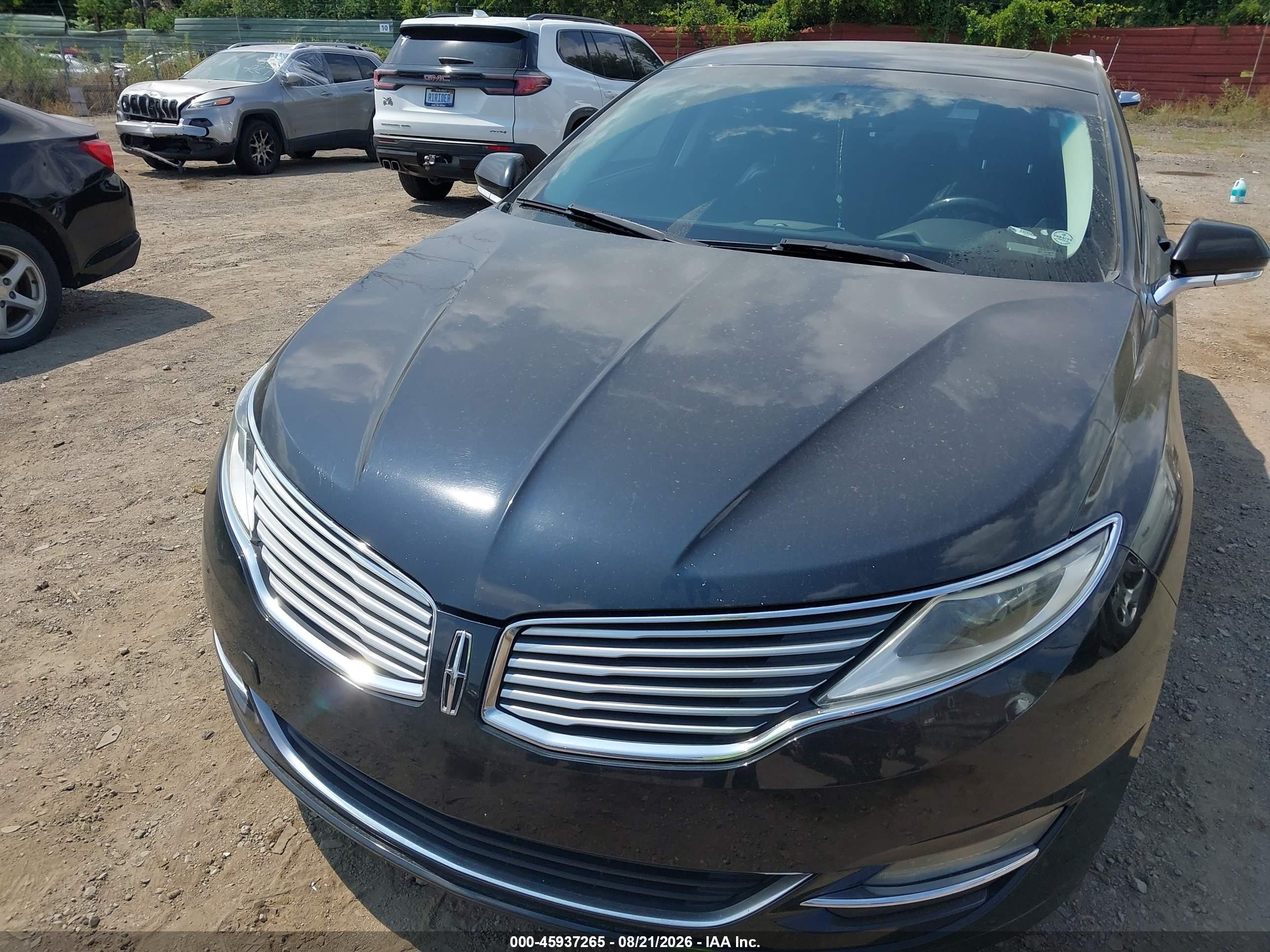 2014 Lincoln Mkz   Black vin: 3LN6L2GK1ER827738
