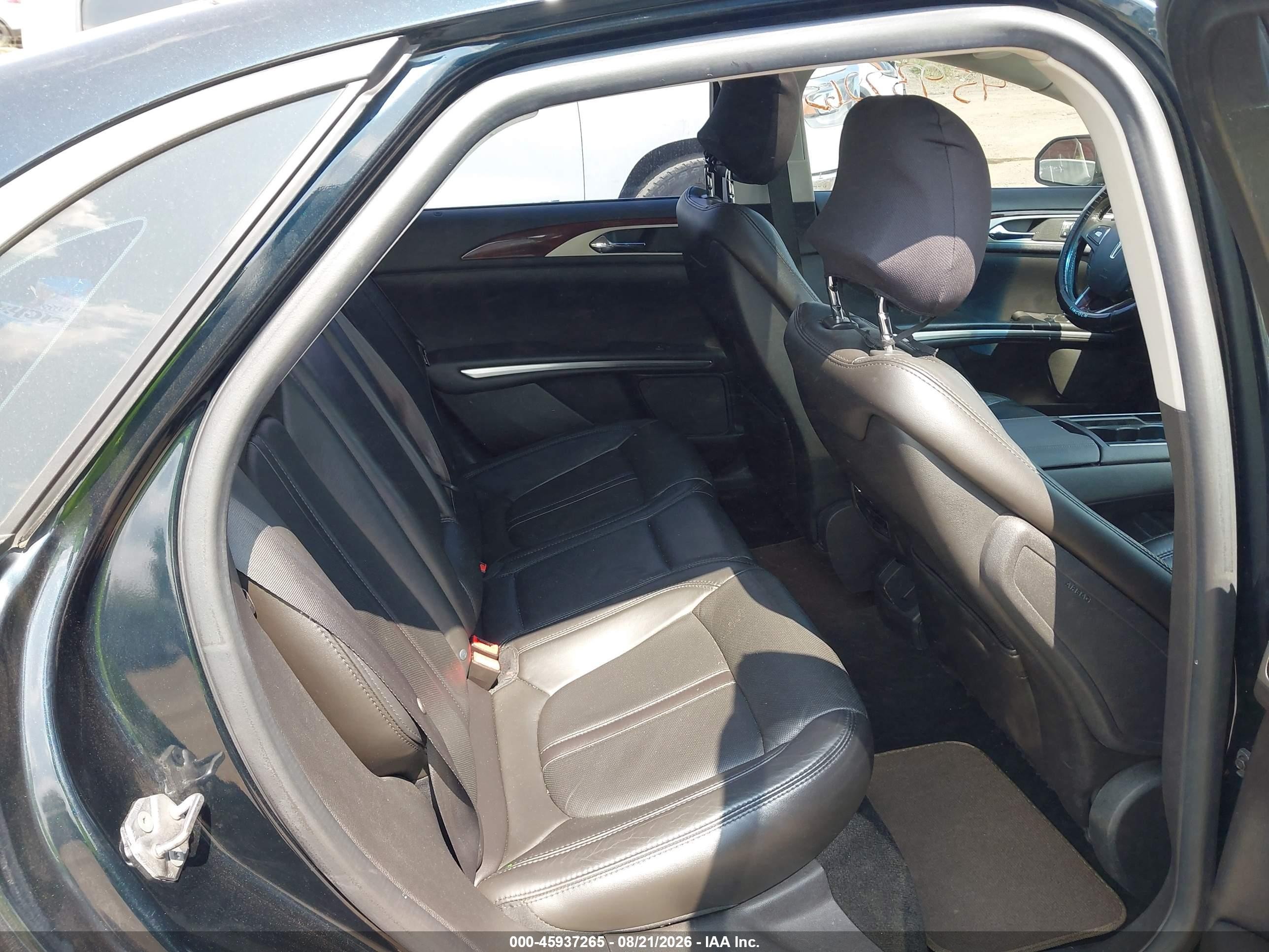2014 Lincoln Mkz   Black vin: 3LN6L2GK1ER827738